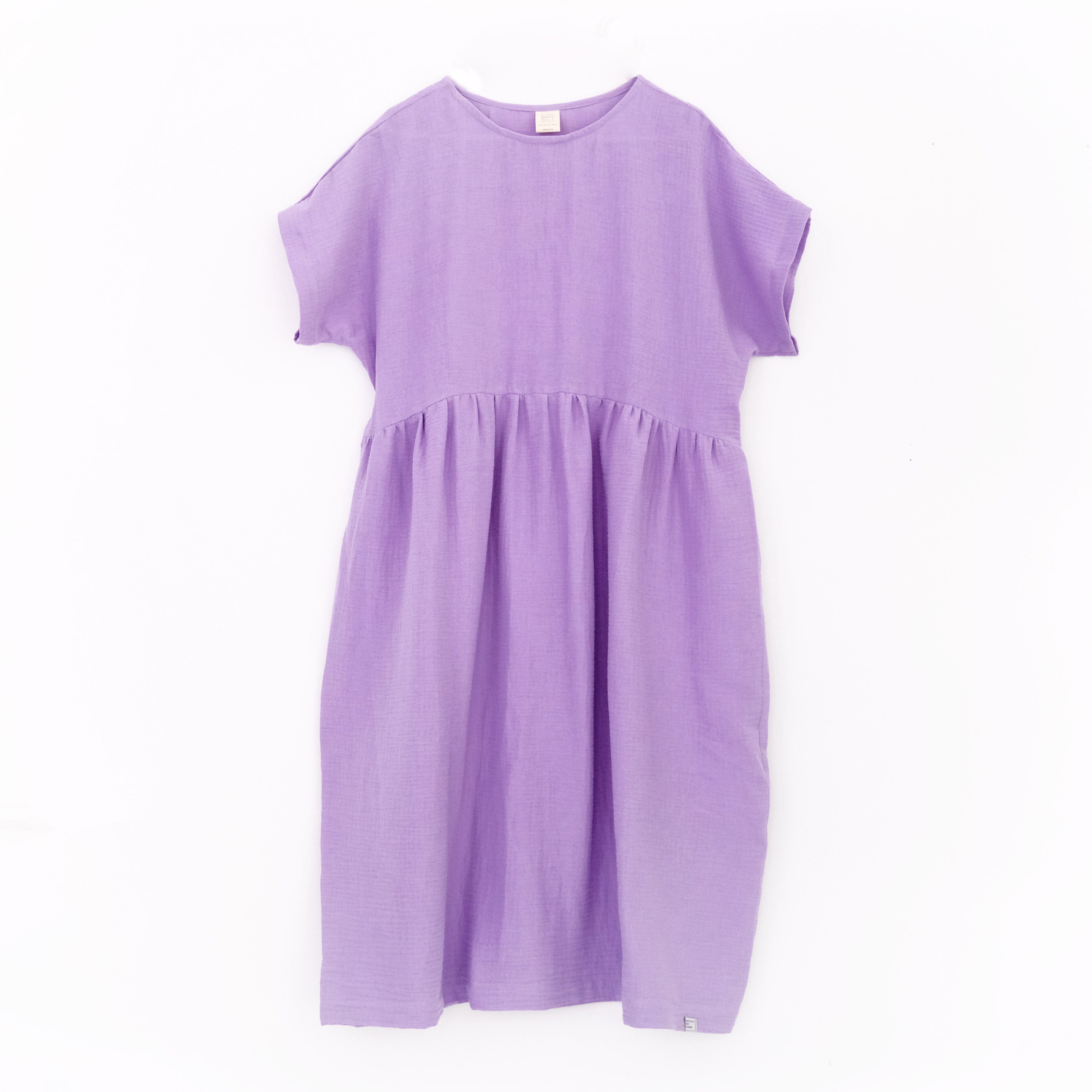 Oversize Kleid "Musselin" Bekleidung & Accessoires Matsch mit Sahne Lavendel