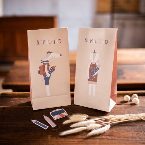 Papier Geschenktüten "Schulkind" ava&yves