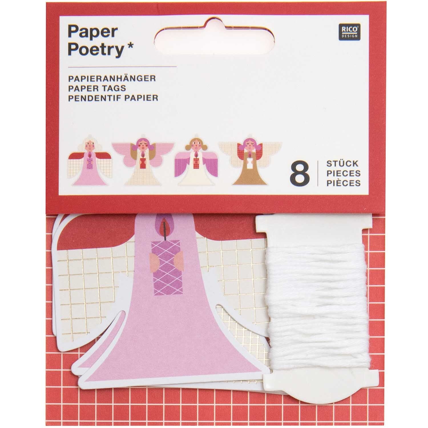 Papieranhänger "Engel" Papieranhänger Rico Design