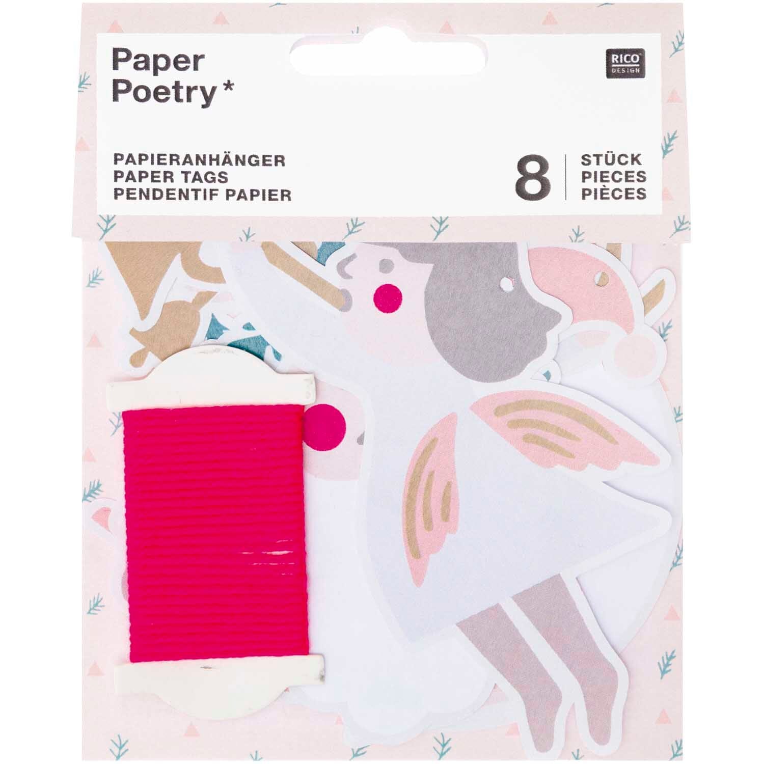 Papieranhänger Weihnachten "Pastell" Papieranhänger Rico Design