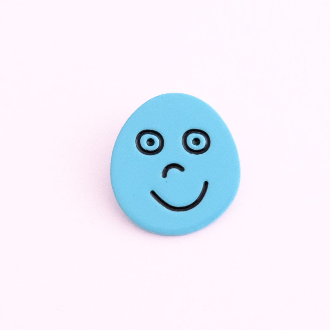 Pin "Happy Faces" Global Affairs Blau 