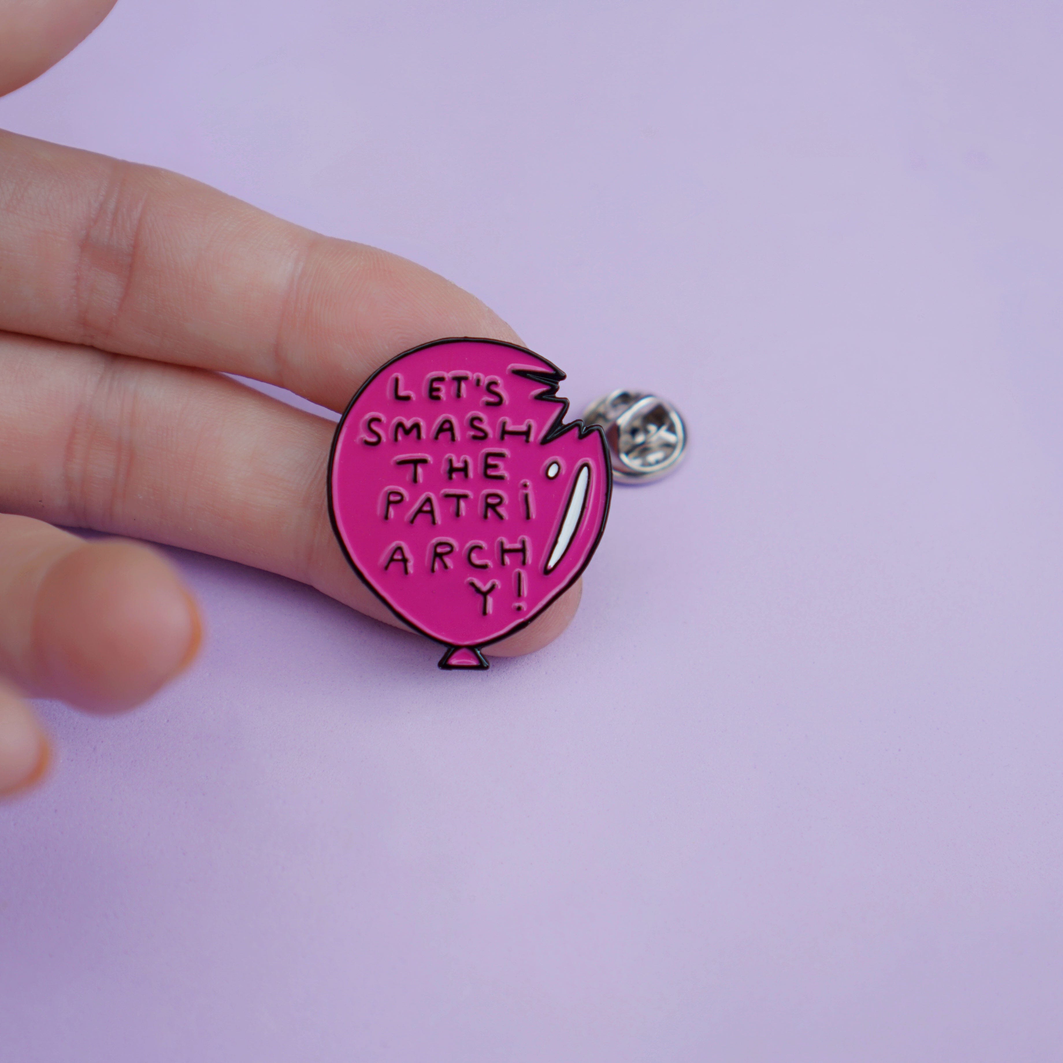 Pin "Let's smash the patriarchy!" Oh Ofi Pink 