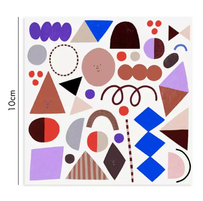 Porzellansticker "Shapes" Porzellansticker Nuukk