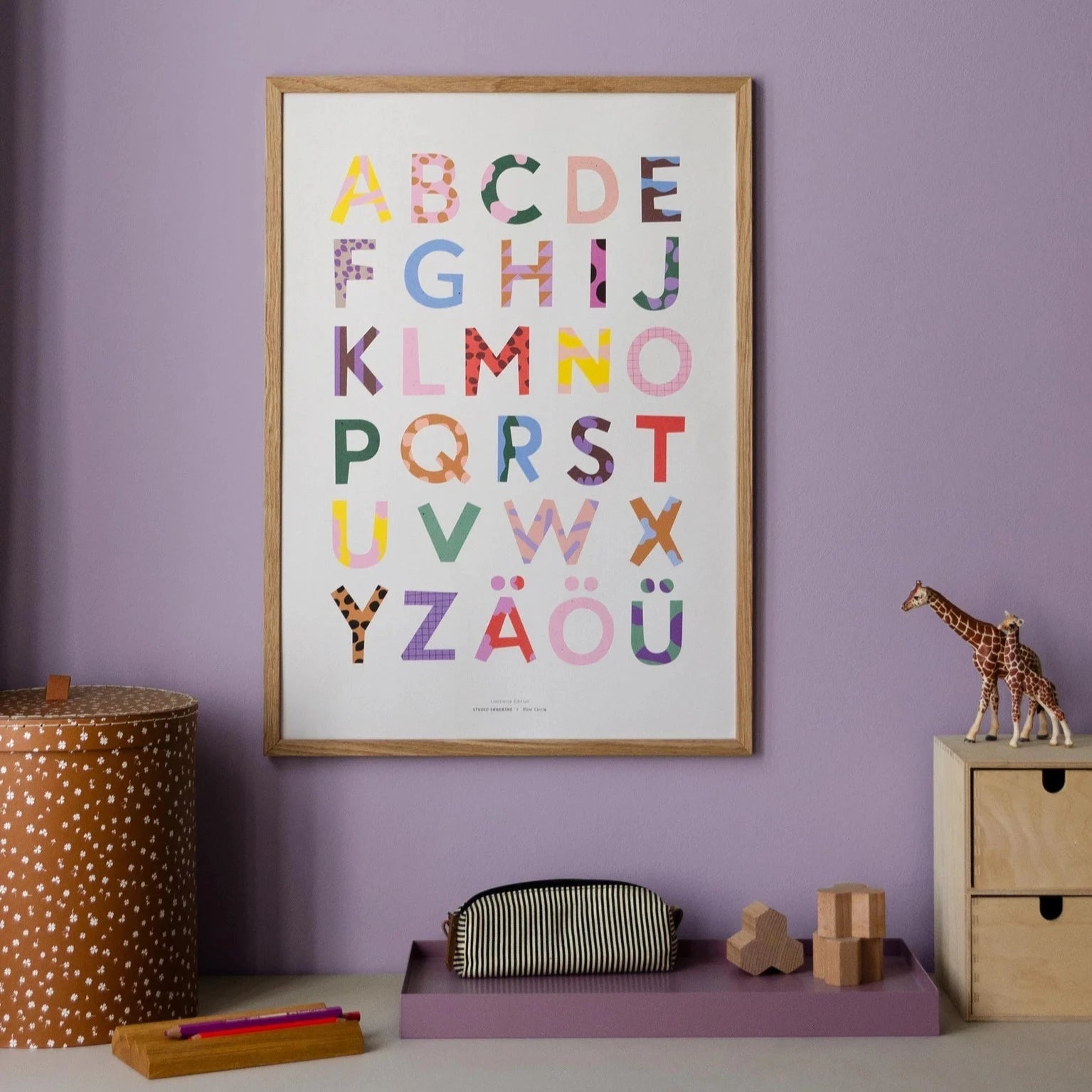 Poster Alphabet Poster Studio Sandrine 