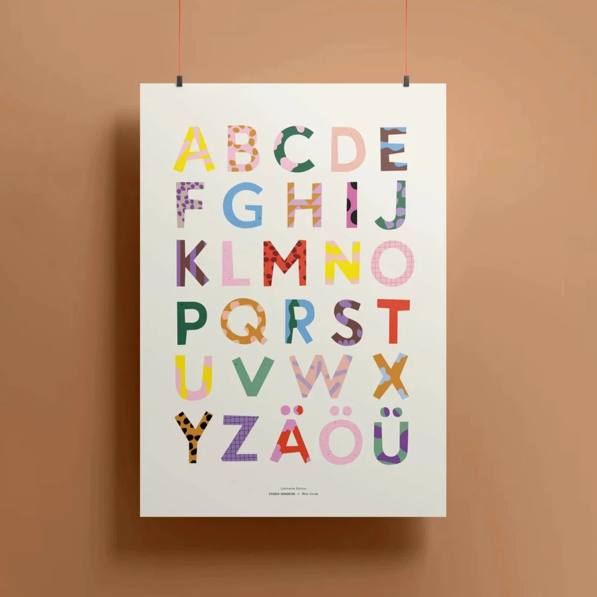 Poster Alphabet Poster Studio Sandrine