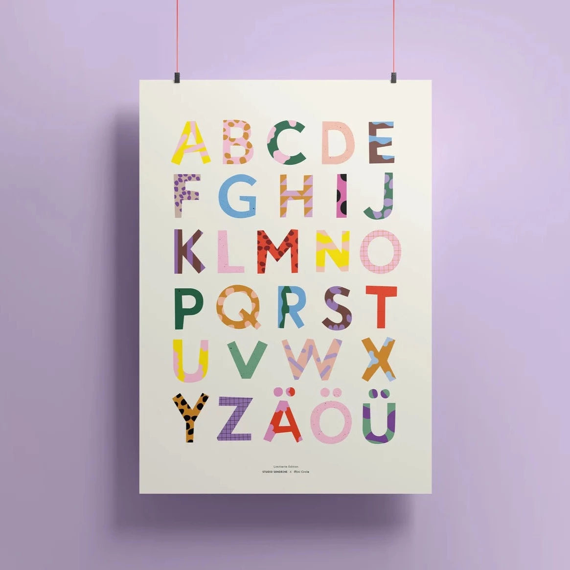 Poster Alphabet Poster Studio Sandrine