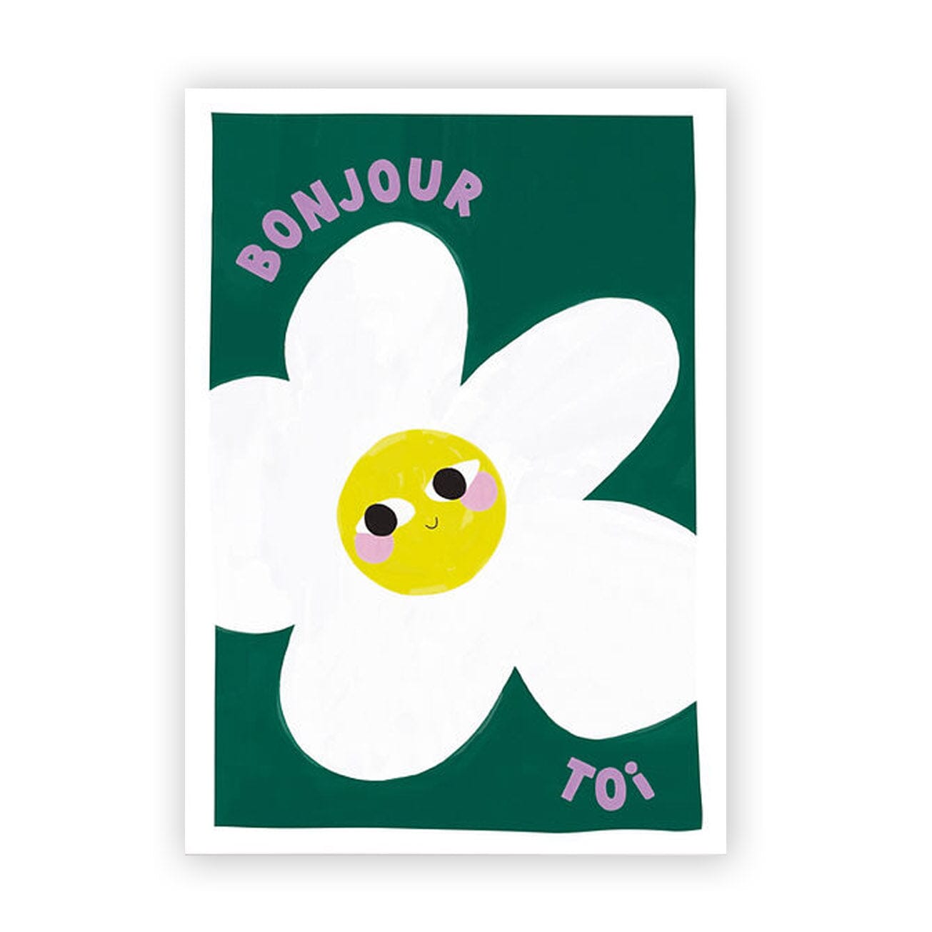 Poster "Bonjour Toi" A4 Poster Taxi Brousse