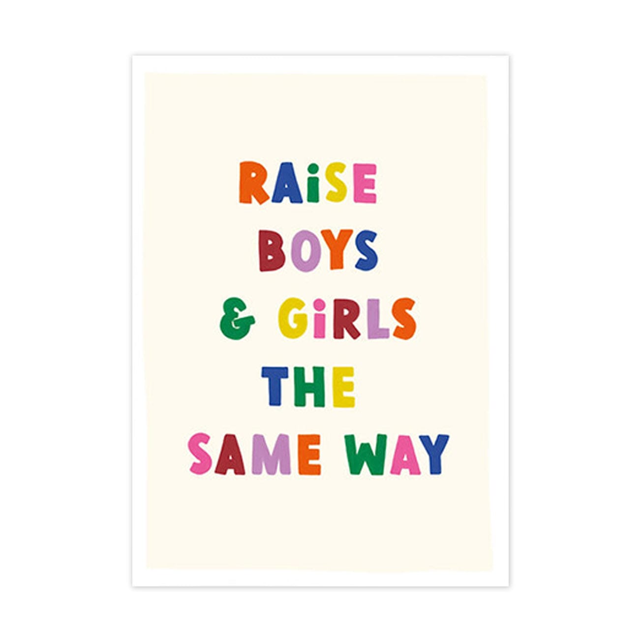Poster "Boys & Girls" A4 Poster Taxi Brousse
