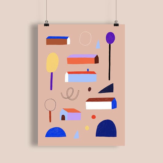 Poster "Houses" Poster Anna Katharina Jansen