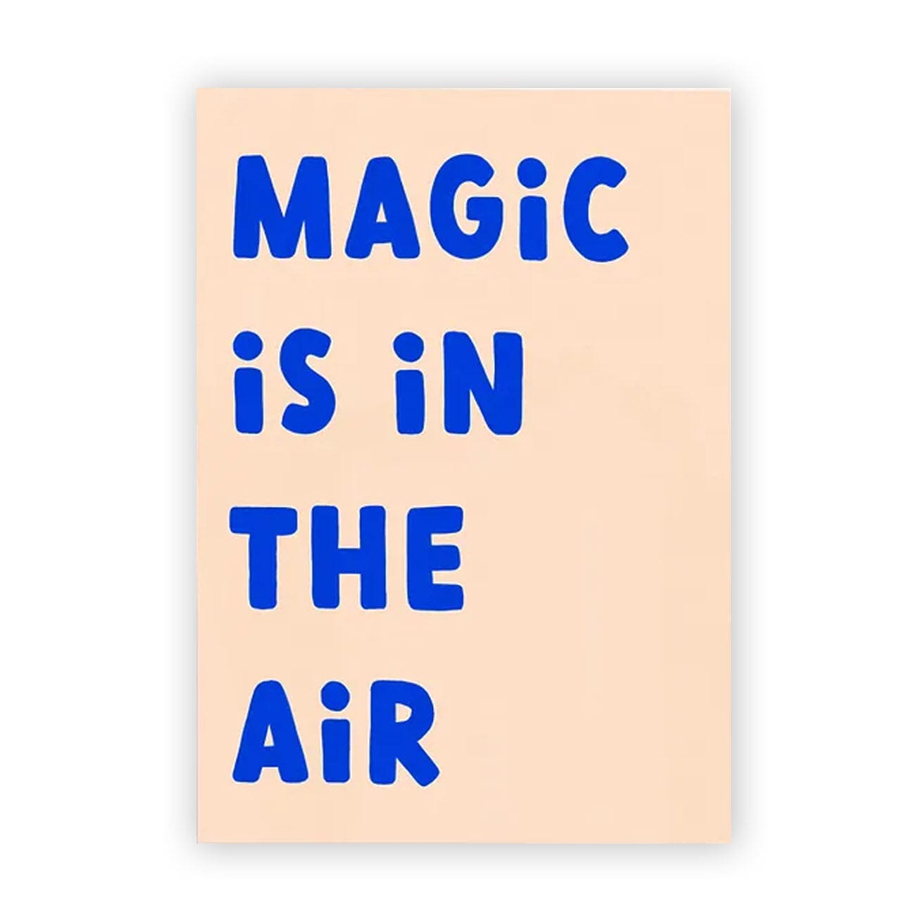 Poster "Magic is in the Air" 30x40cm Poster Taxi Brousse