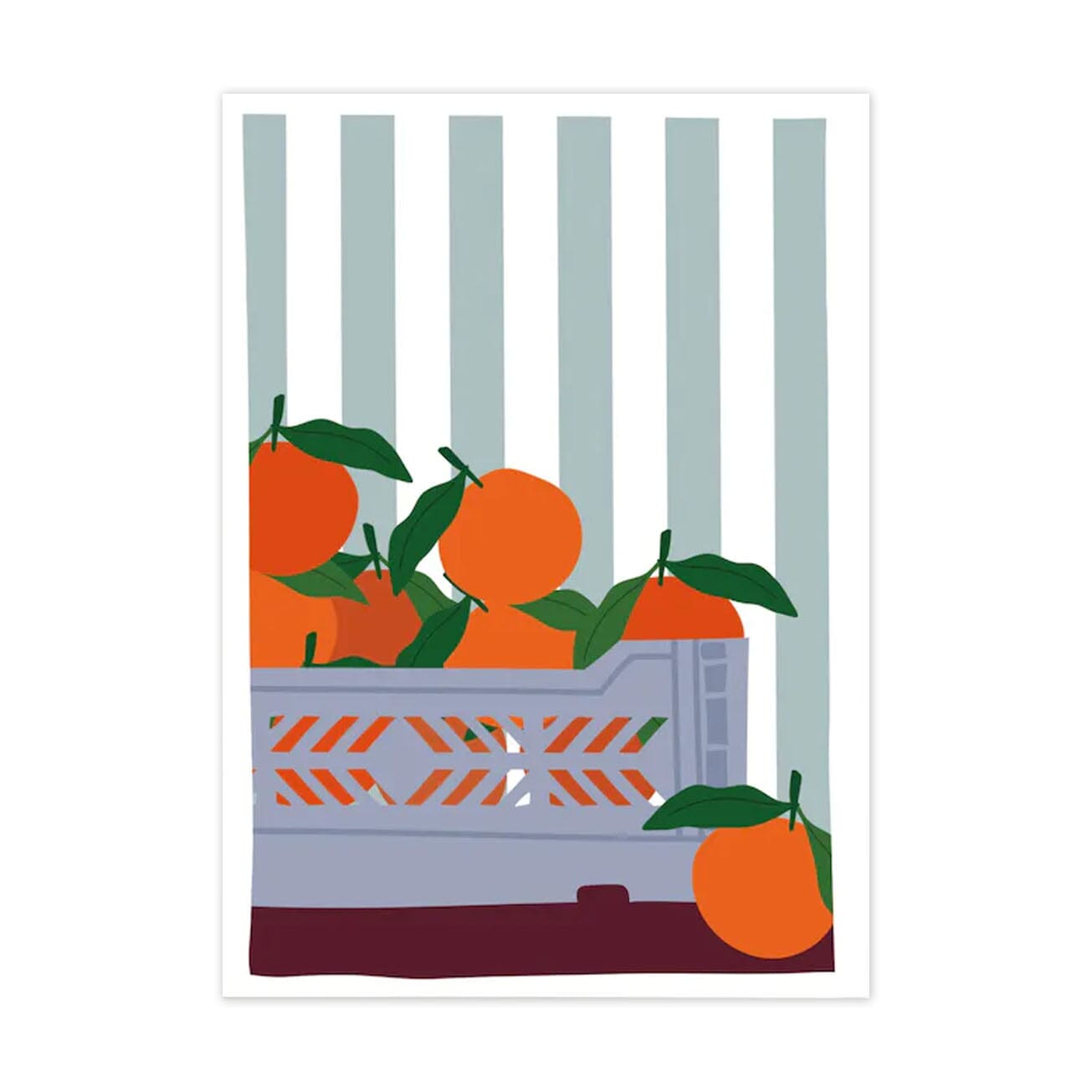 Poster "Mandarinen" A5 Poster Taxi Brousse