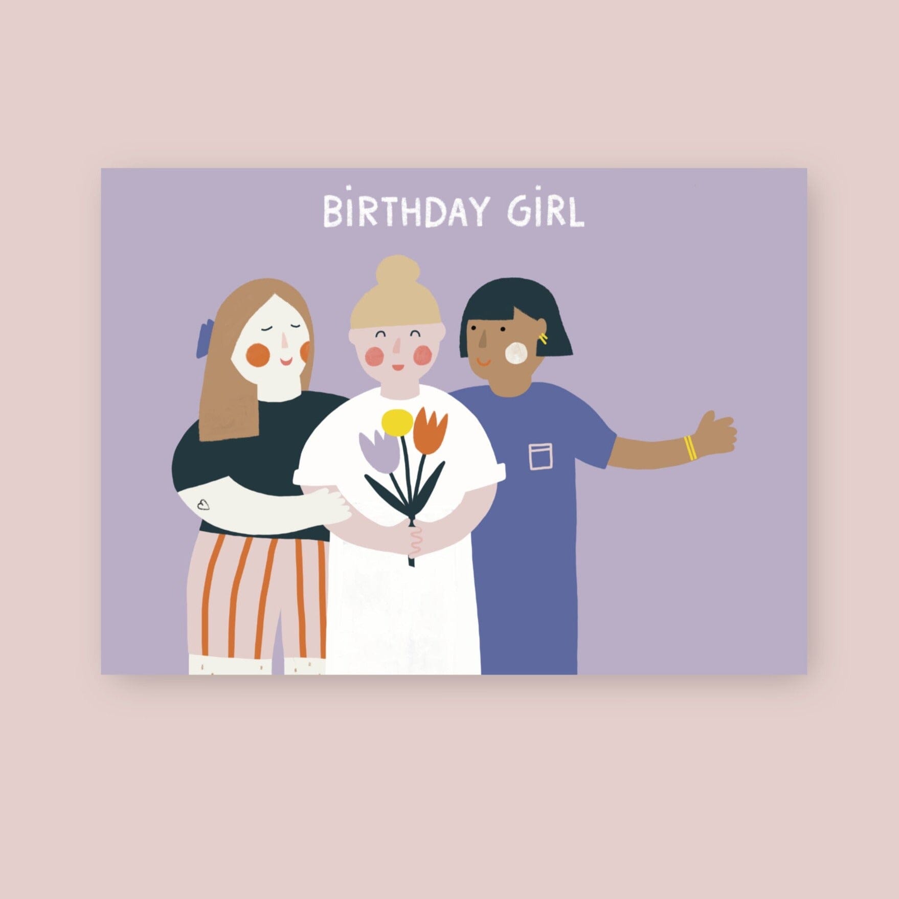 Postkarte "Birthday Girl" Postkarte Jane Holtewert 