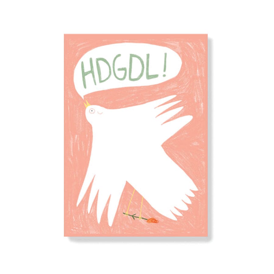 Postkarte "HDGDL" Postkarte Slinga Illustration 