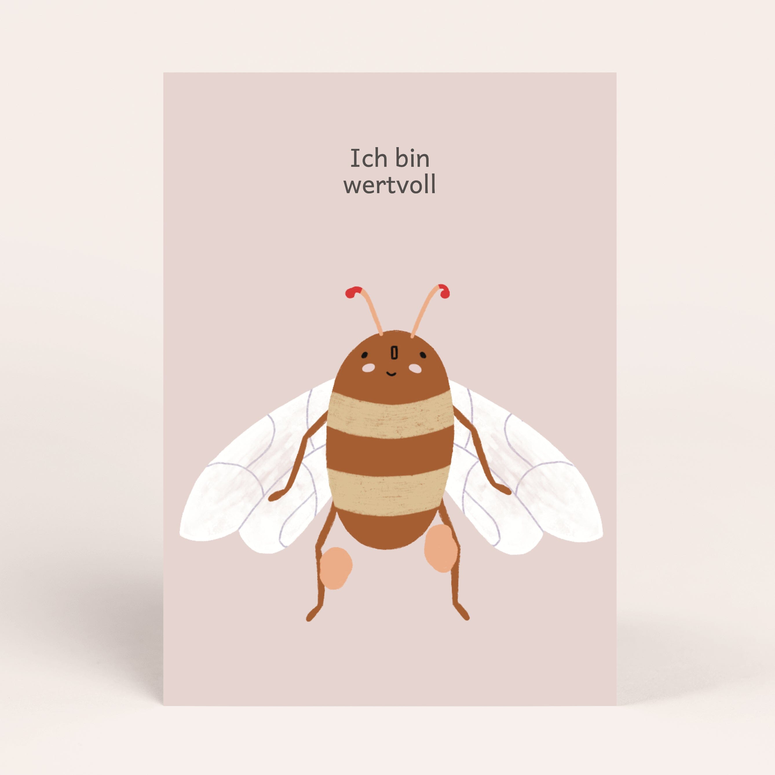 Postkarte "Ich bin wertvoll" Postkarte Jane Holtewert