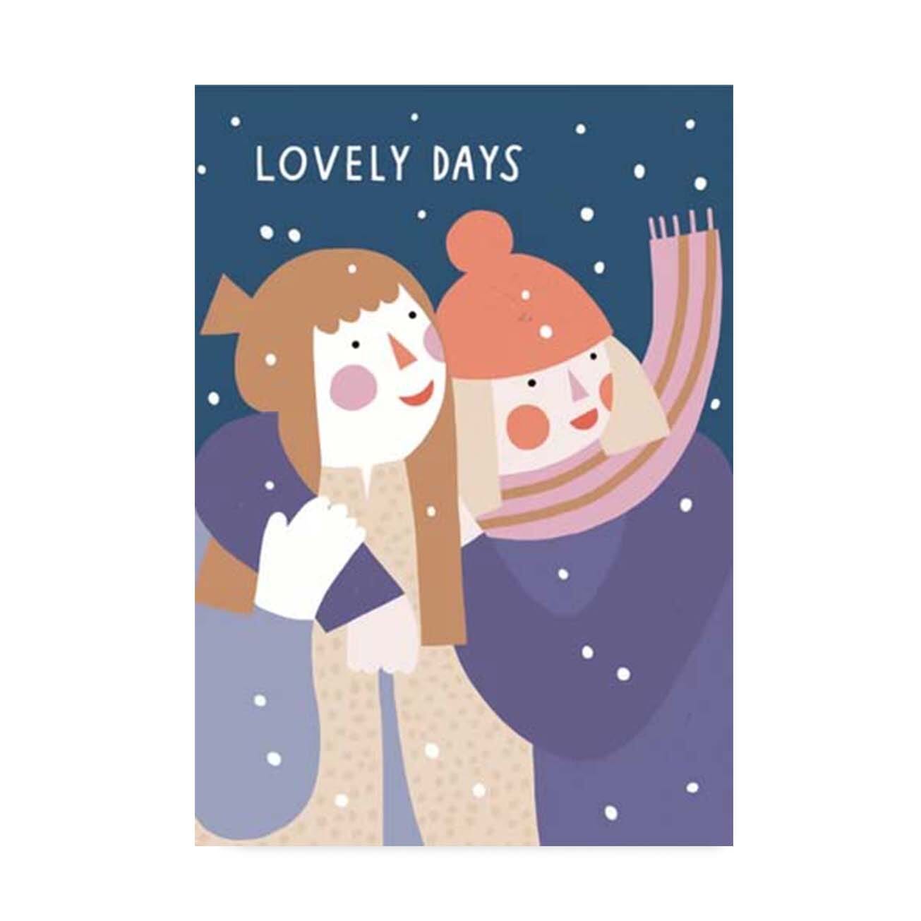 Postkarte "Lovely Days" Postkarte Jane Holtewert