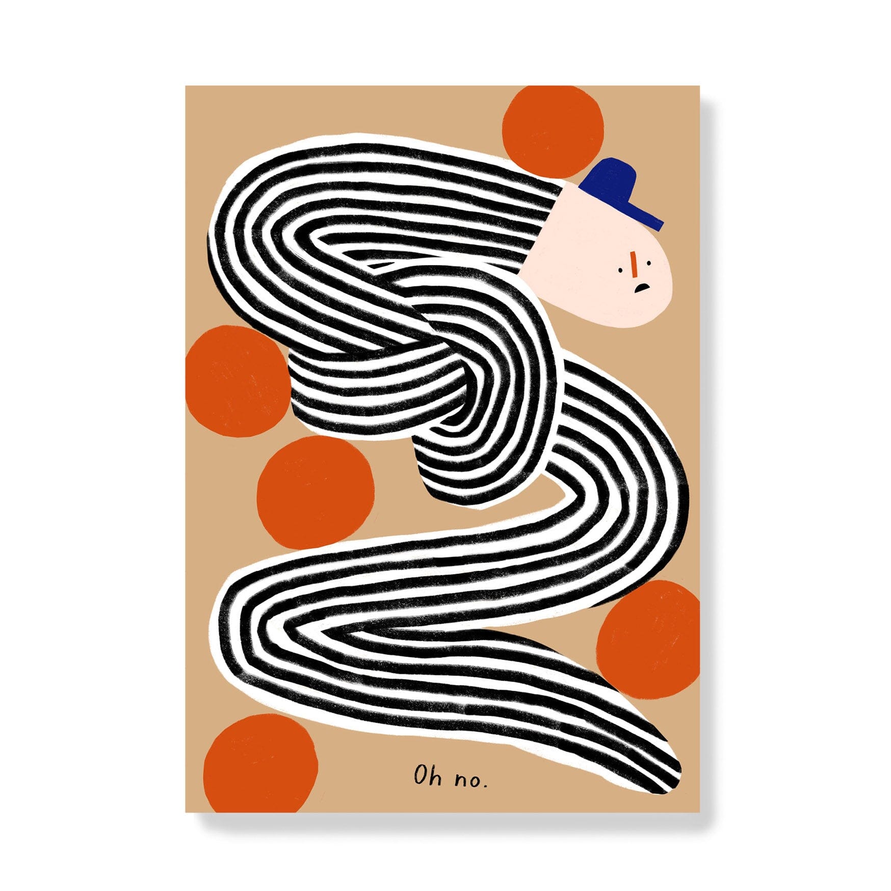 Postkarte "Oh no" Postkarte Anna Katharina Jansen