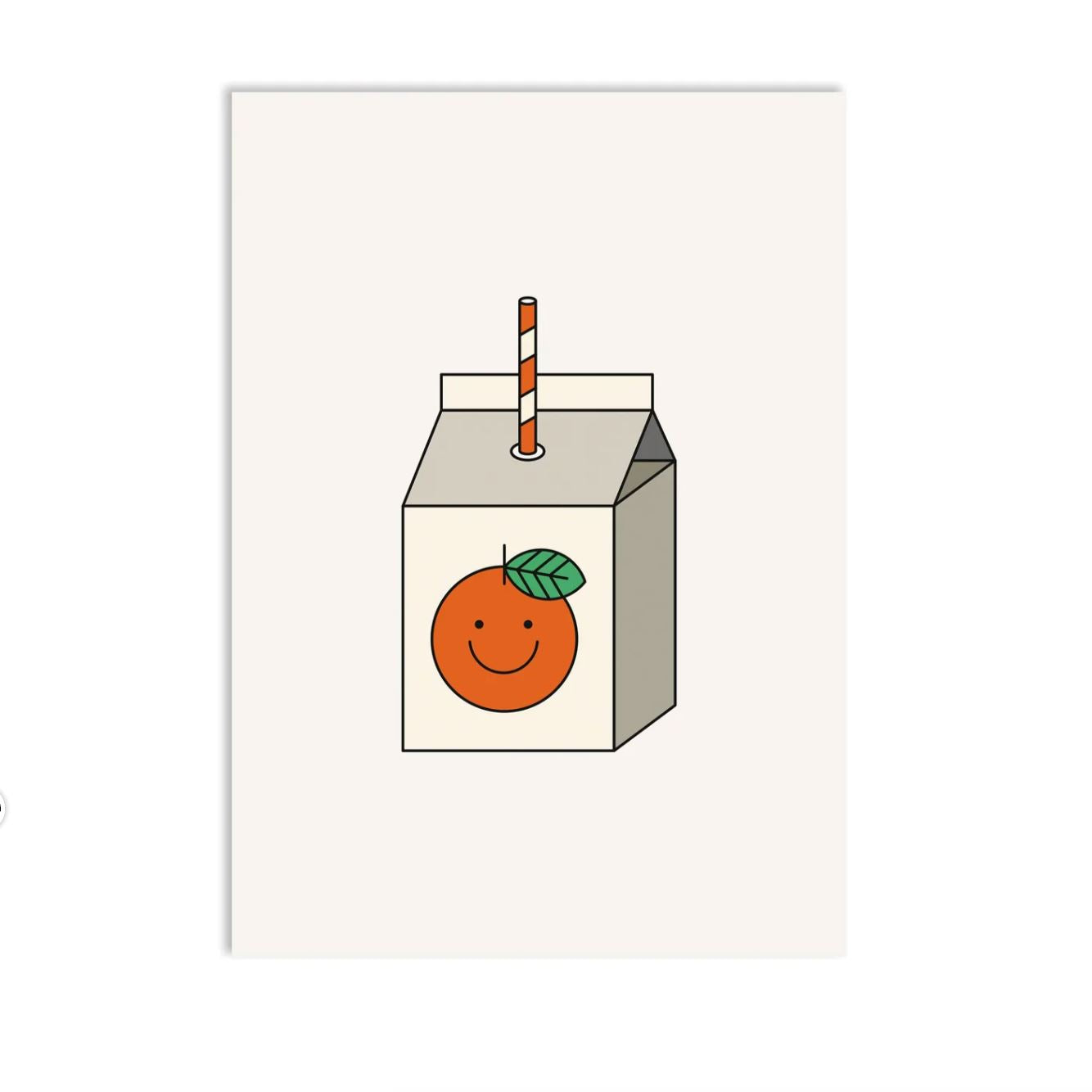 Postkarte "Orange Juice" Postkarte Red Fries