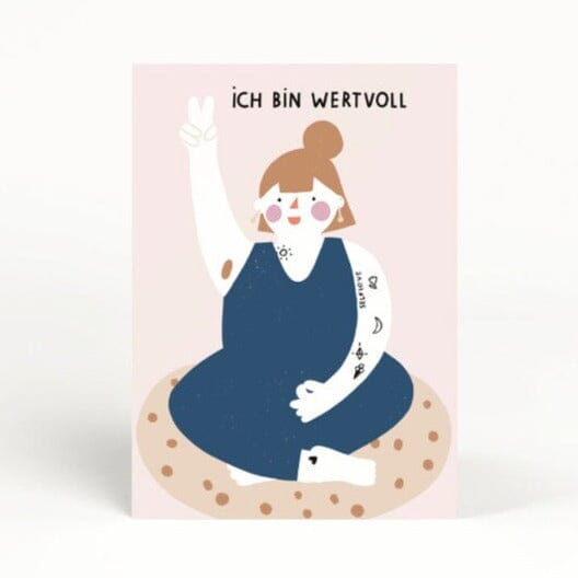 Postkarte "Selflove" Postkarte Jane Holtewert