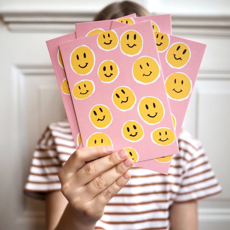 Postkarte Smiley x Marie Postkarte Matsch mit Sahne