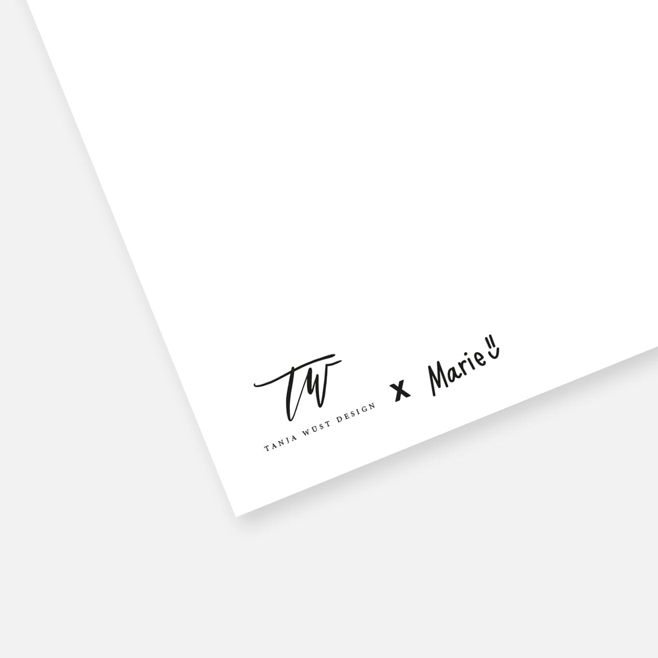 Postkarte Smiley x Marie Postkarte Matsch mit Sahne