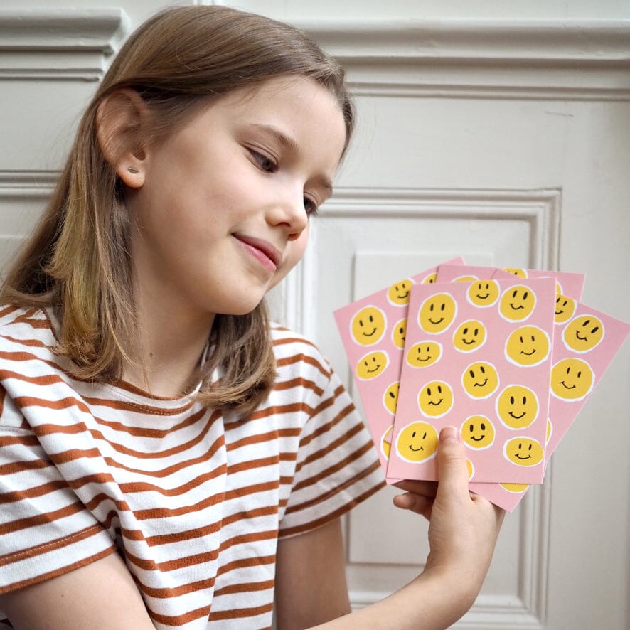 Postkarte Smiley x Marie Postkarte Matsch mit Sahne
