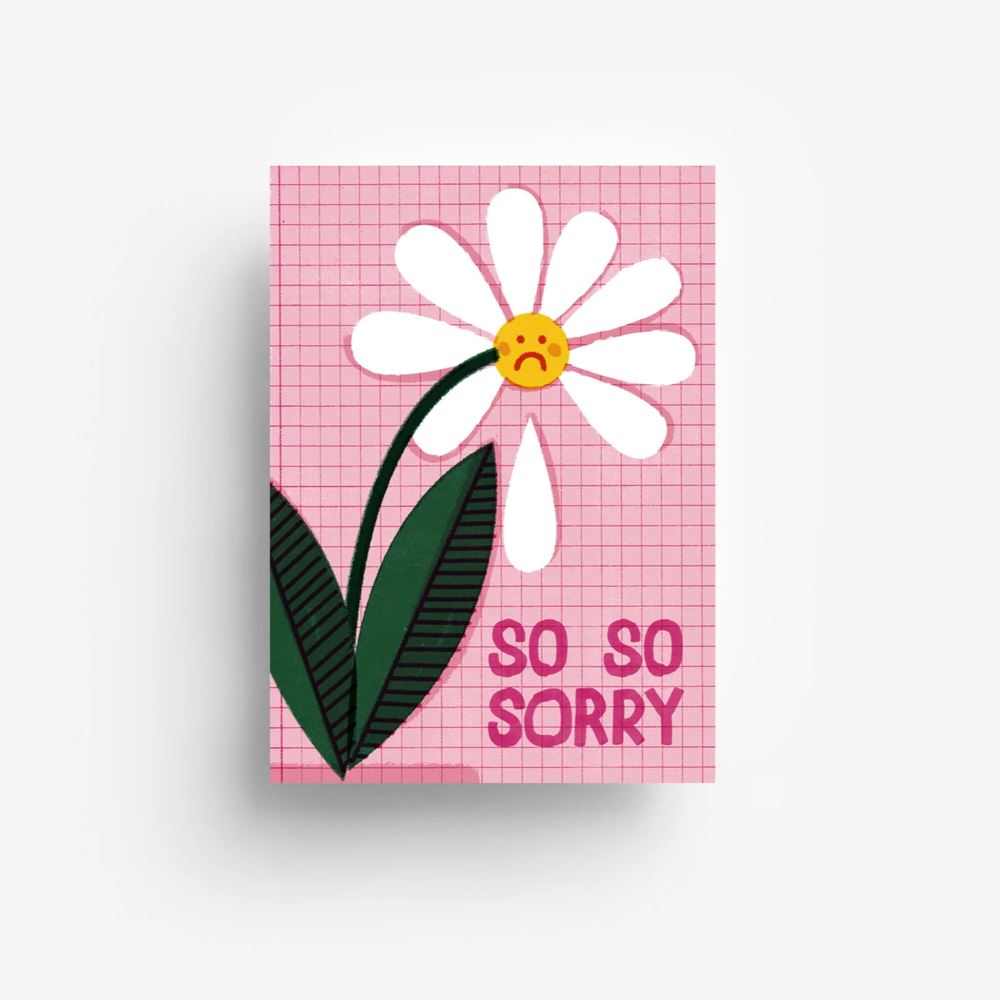 Postkarte "So Sorry" Postkarte jungwiealt
