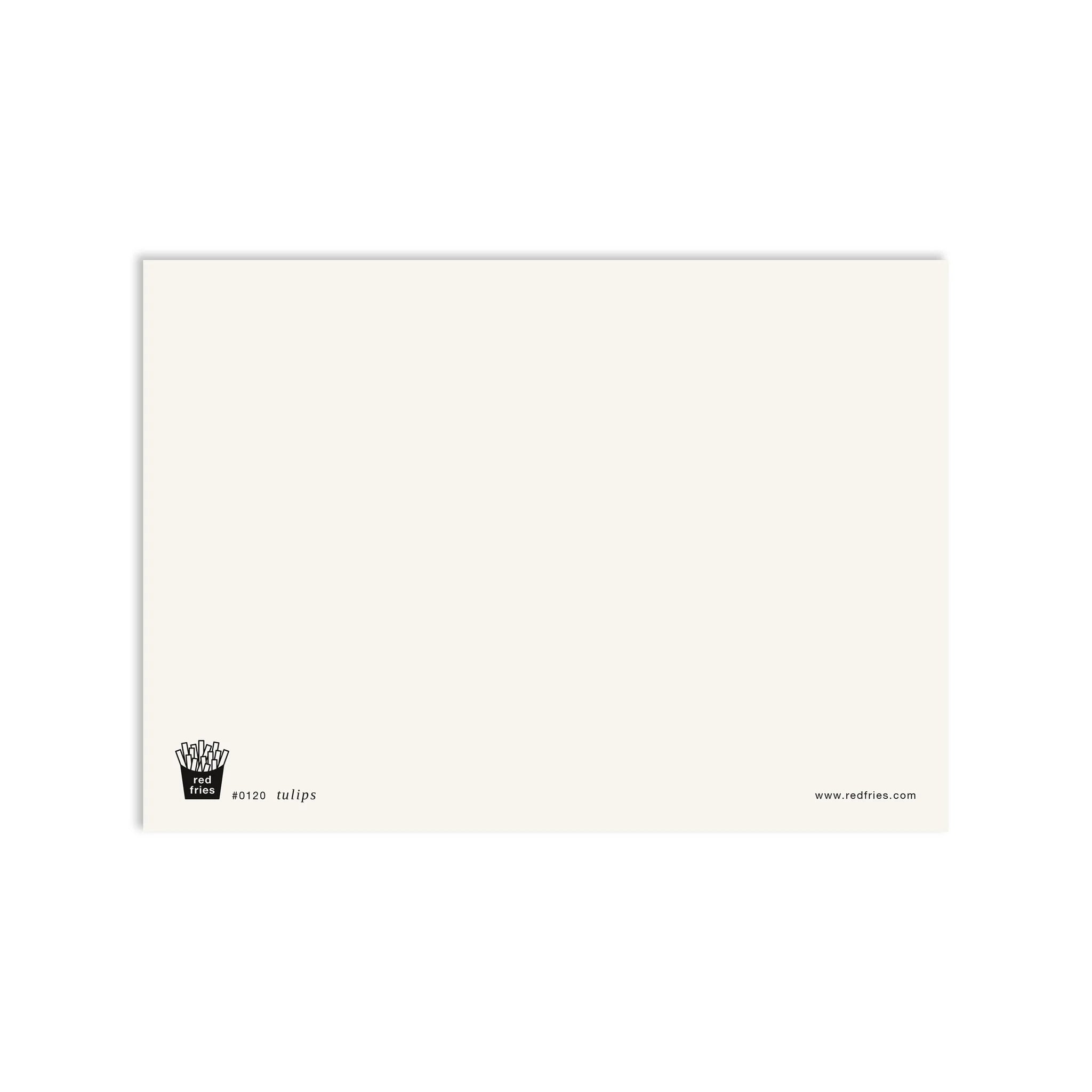 Postkarte "Tulips" Postkarte Red Fries