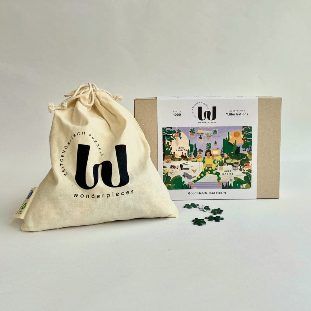 Puzzle wonderpieces "Good Habits, Bad Habits" Puzzles Familiar Faces Verlag
