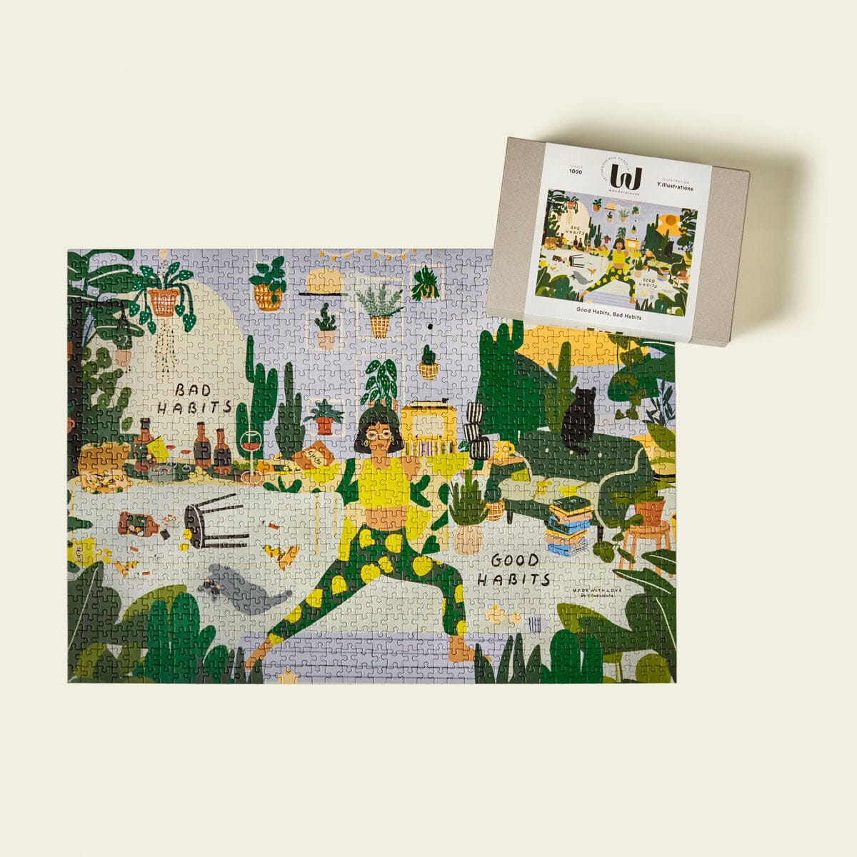 Puzzle wonderpieces "Good Habits, Bad Habits" Puzzles Familiar Faces Verlag