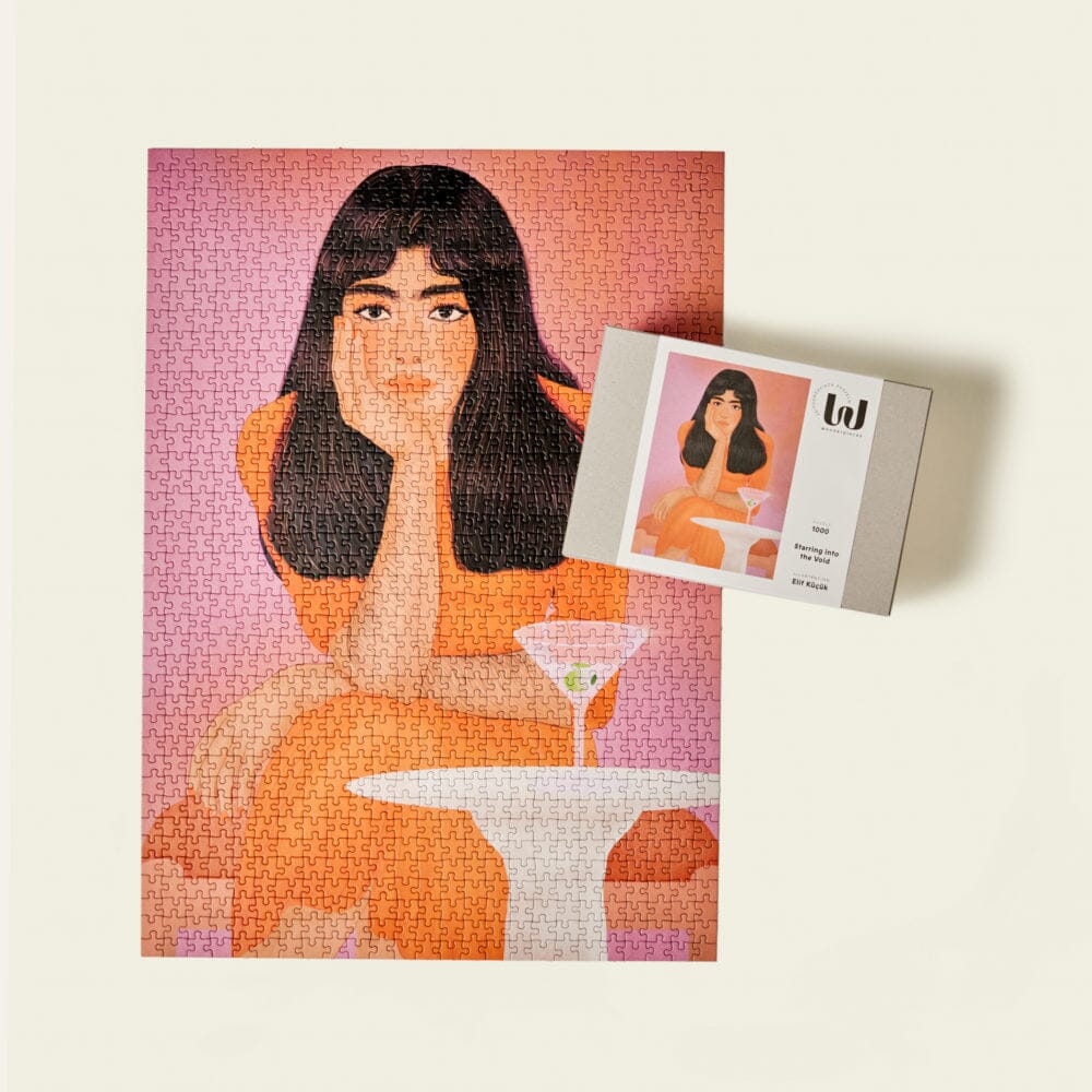 Puzzle wonderpieces "Starring into the Void" Familiar Faces Verlag