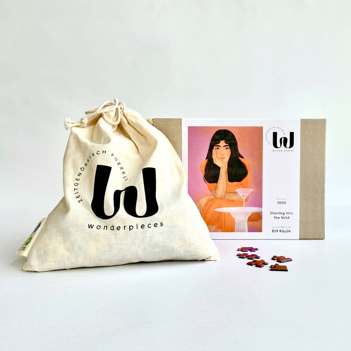 Puzzle wonderpieces "Starring into the Void" Familiar Faces Verlag