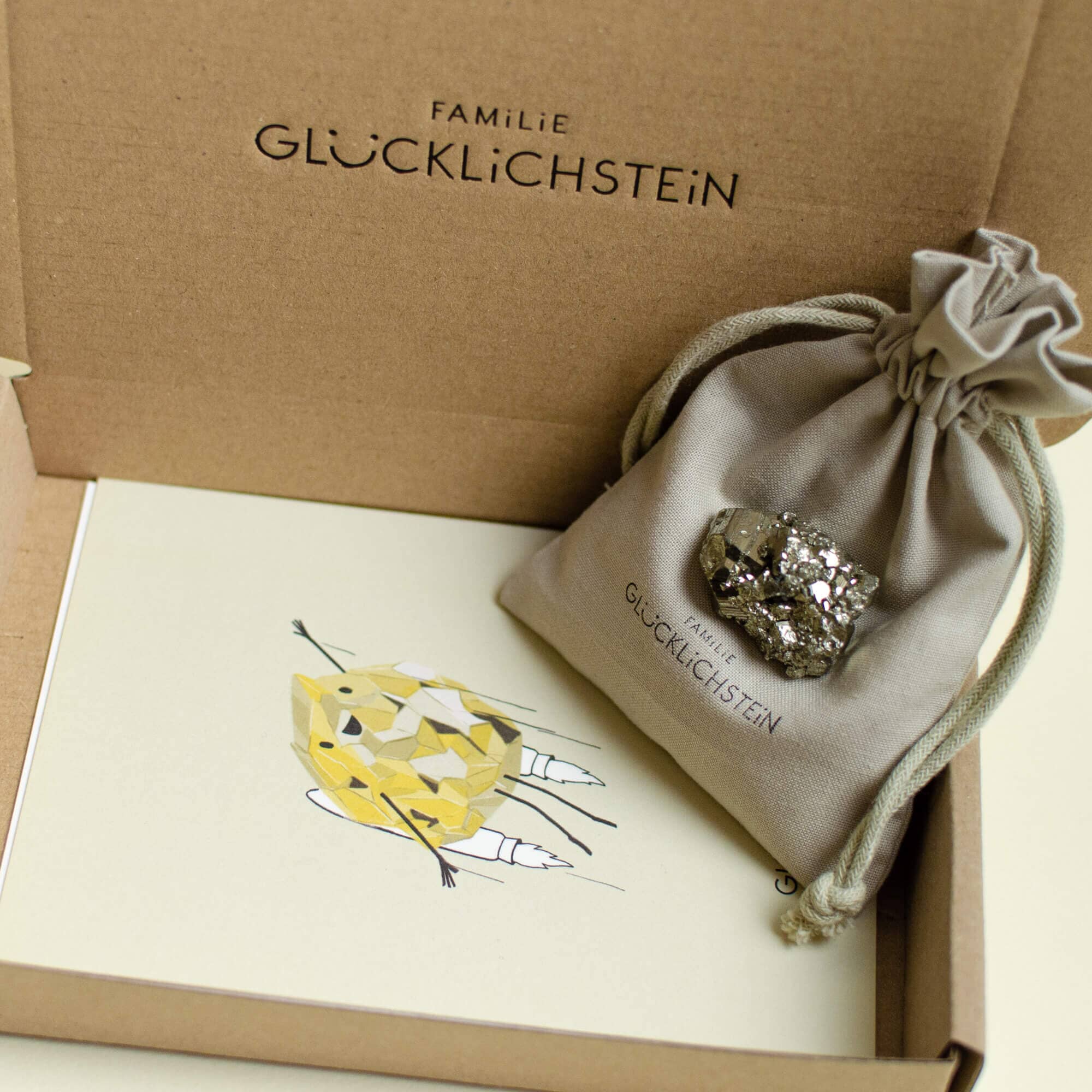 Pyrit (Produktivität, Antrieb und Selbstvertrauen) Heilsteine Familie Glücklichstein