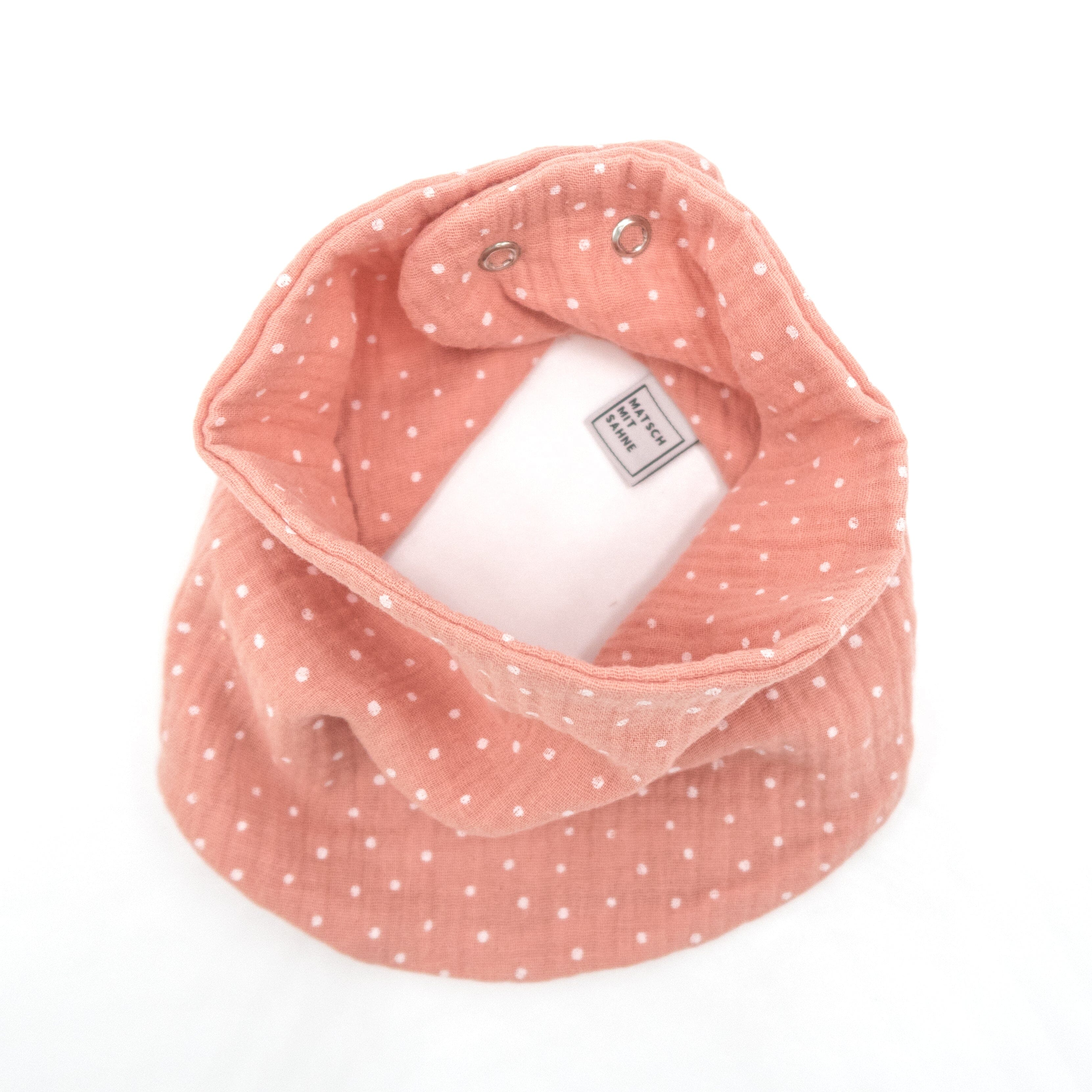 Schal Kleinkind Schal Baby Matsch mit Sahne Koralle getupft