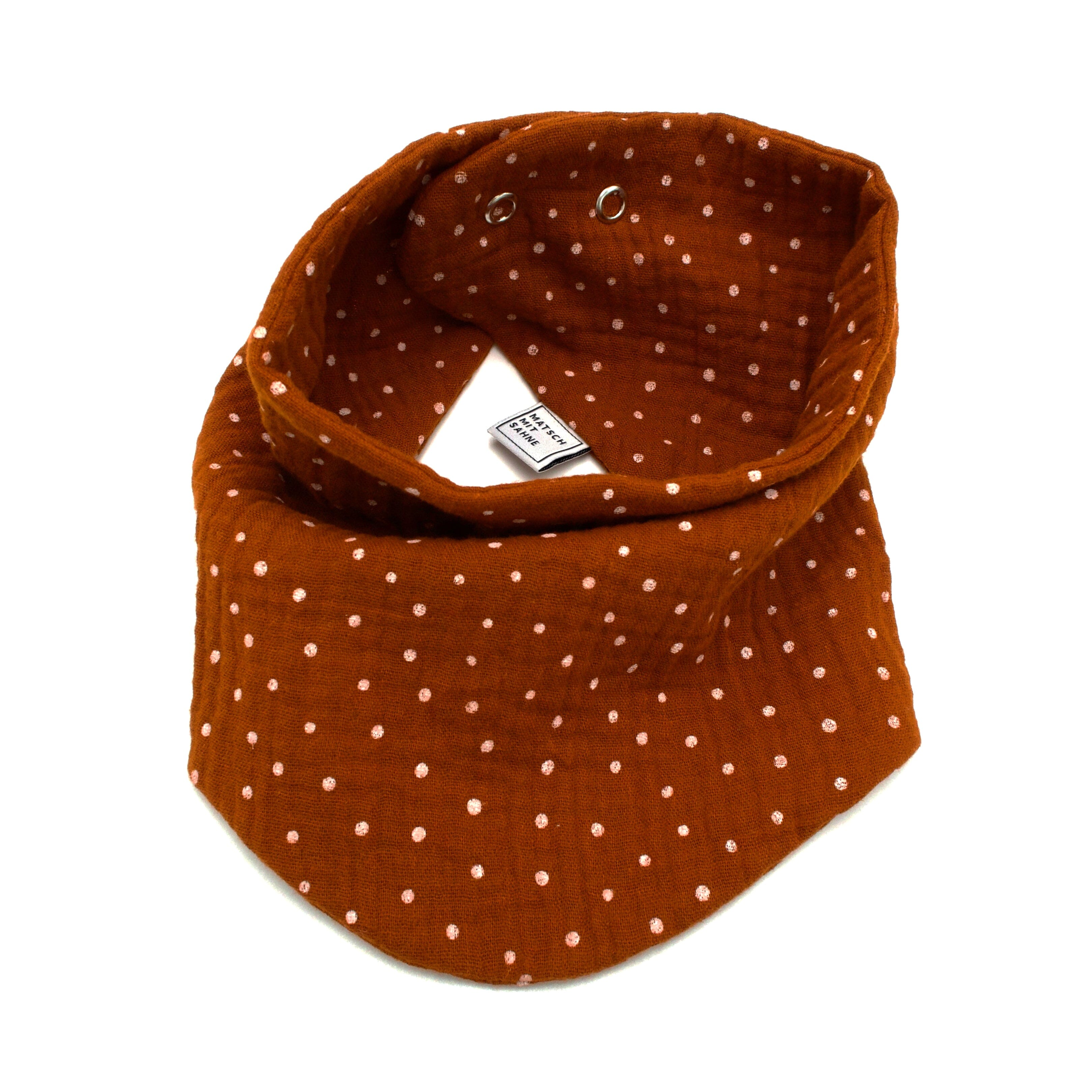 Schal Kleinkind Schal Baby Matsch mit Sahne Rost getupft