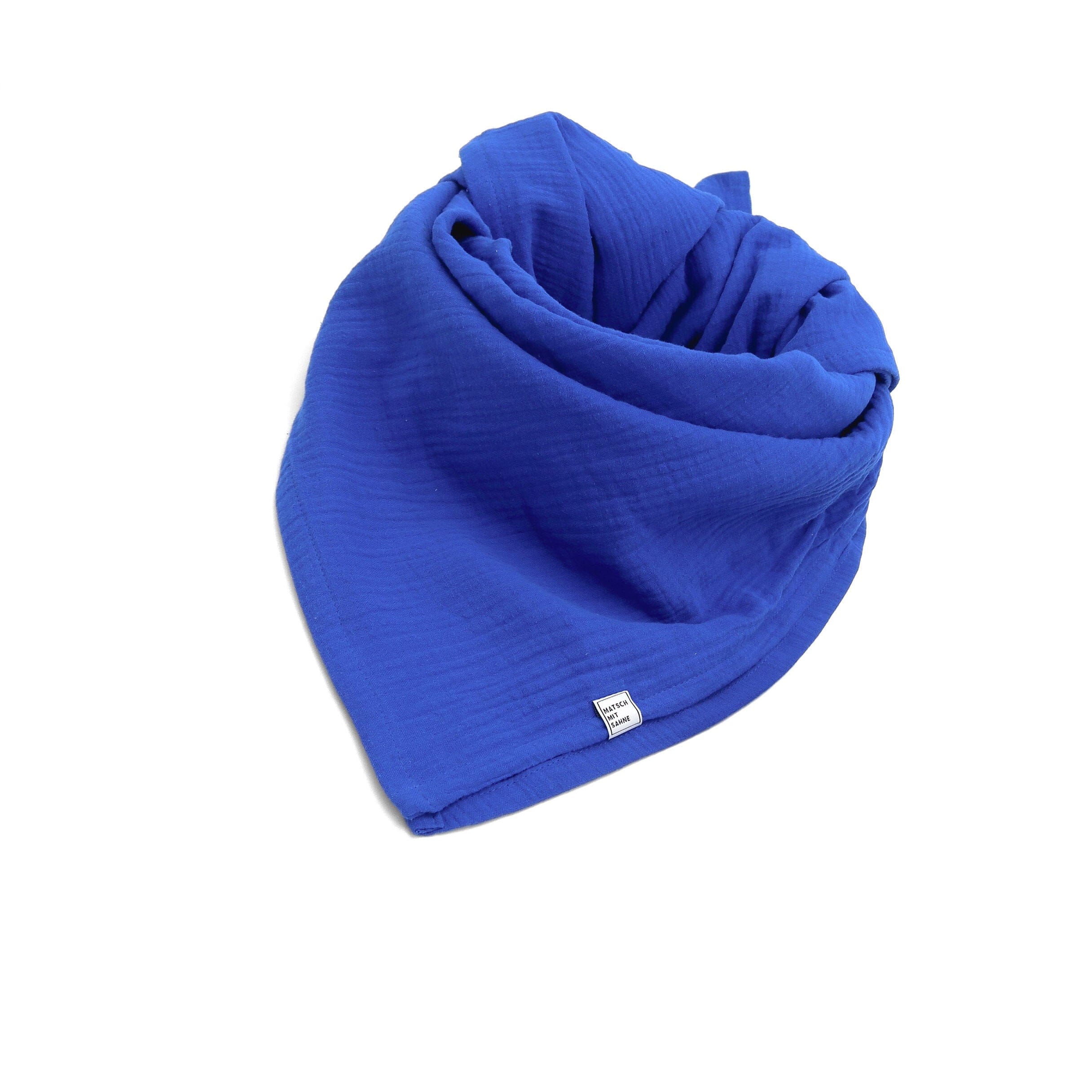 Schal Maxi (135 x 135cm) Schal Maxi Matsch mit Sahne Lapislazuli