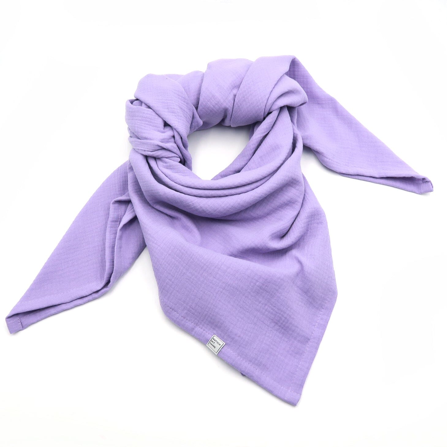 Schal Maxi (135 x 135cm) Schal Maxi Matsch mit Sahne Lavendel