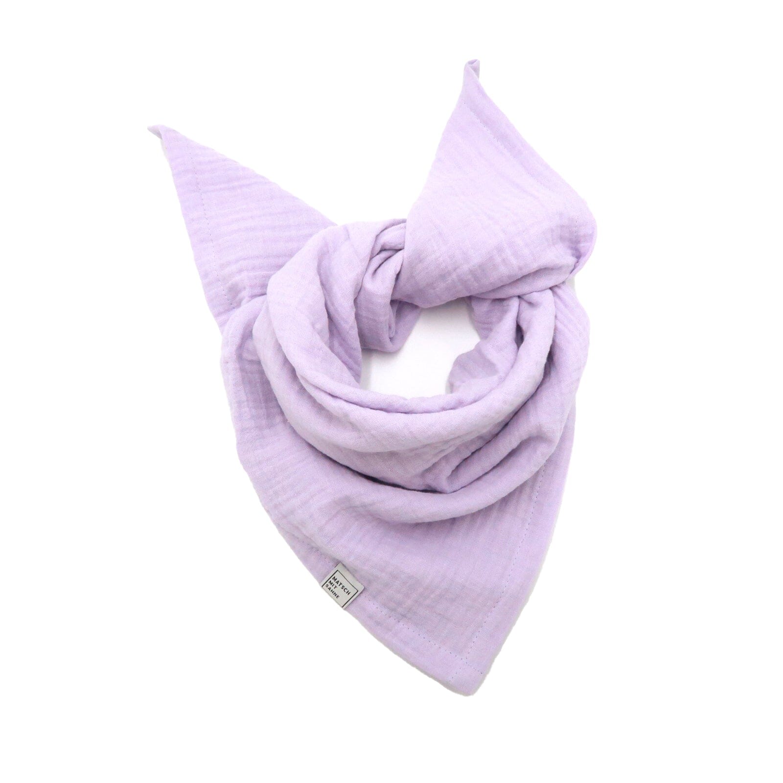 Schal Mini (65 x 65 cm) Schal Mini Matsch mit Sahne Flieder