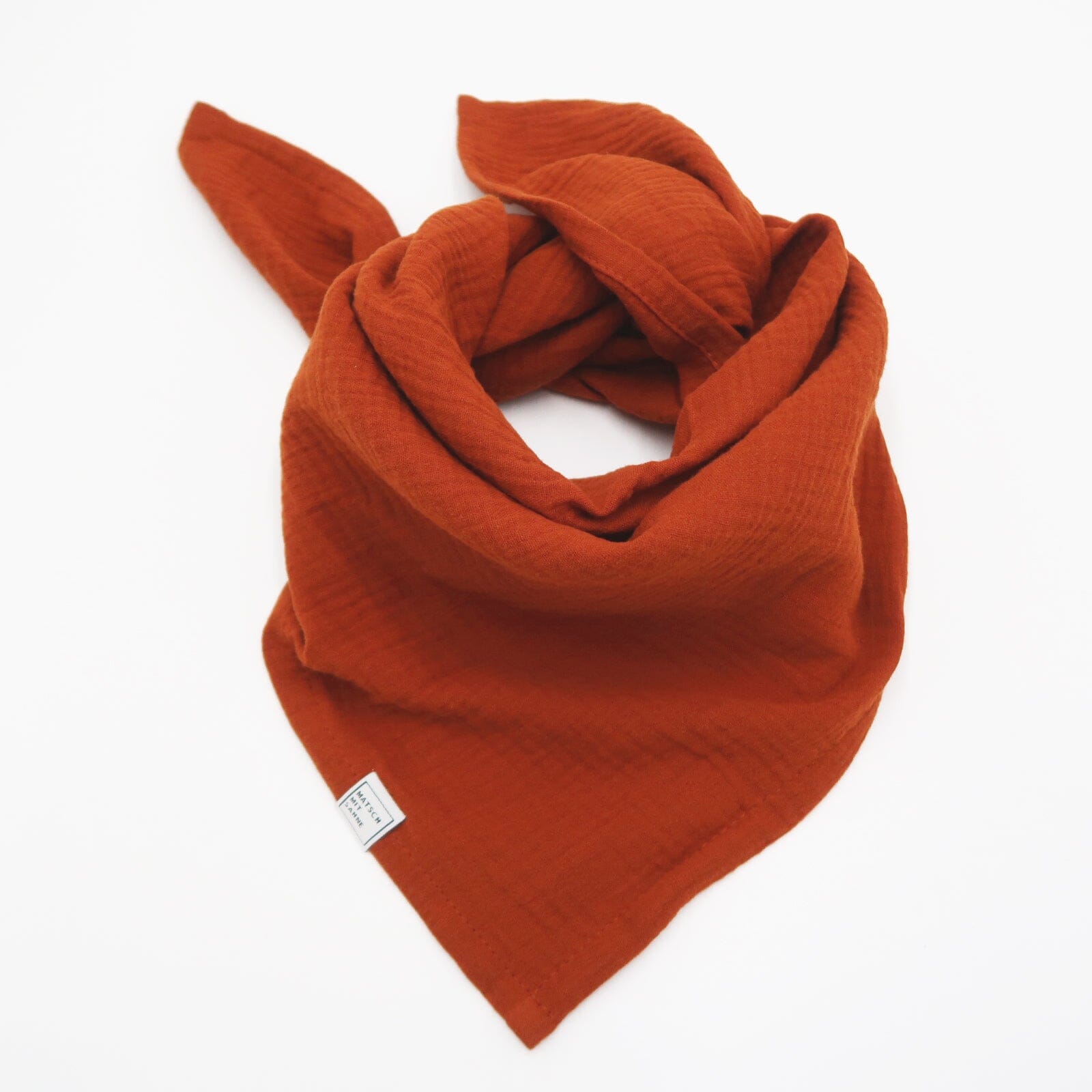 Schal Mini (65 x 65 cm) Schal Mini Matsch mit Sahne Rost