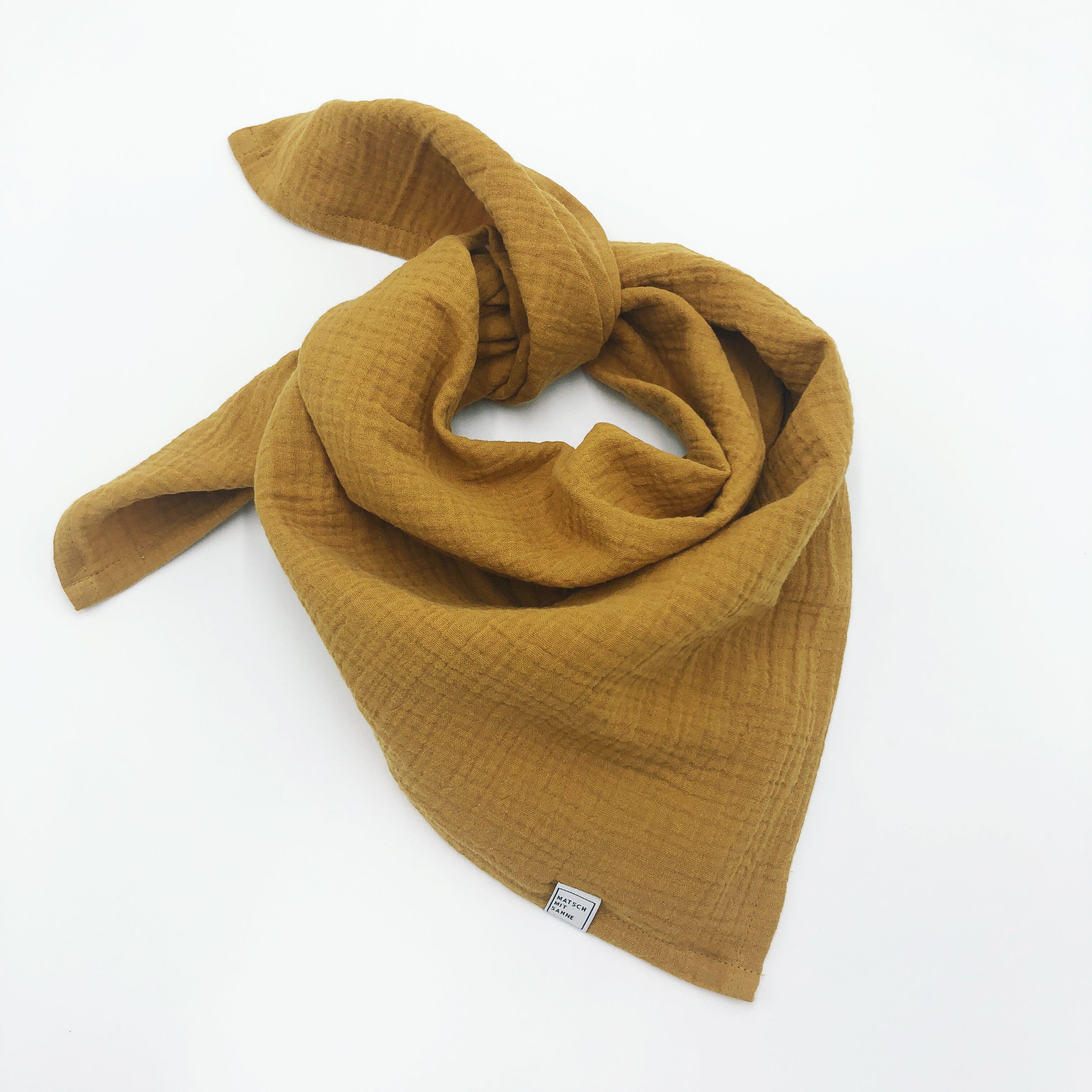 Schal Mini (65 x 65 cm) Schal Mini Matsch mit Sahne Toffee