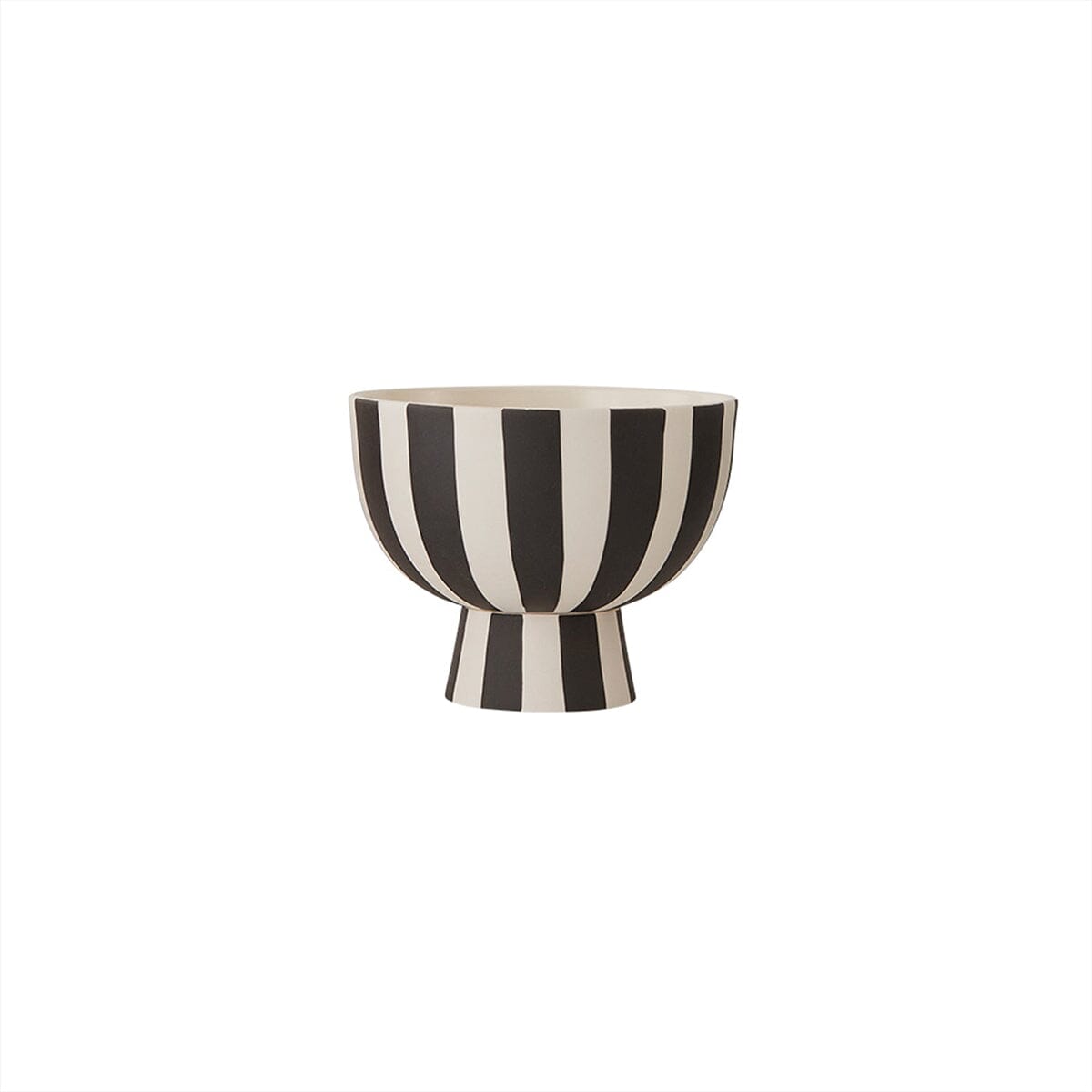 Schale Toppu Bowl "Black/White" Schalen OYOY living design Ø 12 x H 10 cm