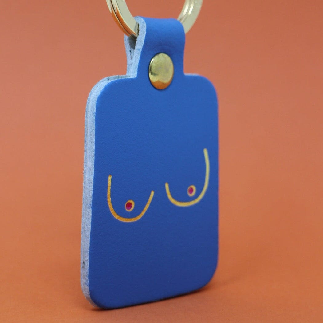 Schlüsselanhänger "Boobs" Schlüsselanhänger Ark Colour Design Blau