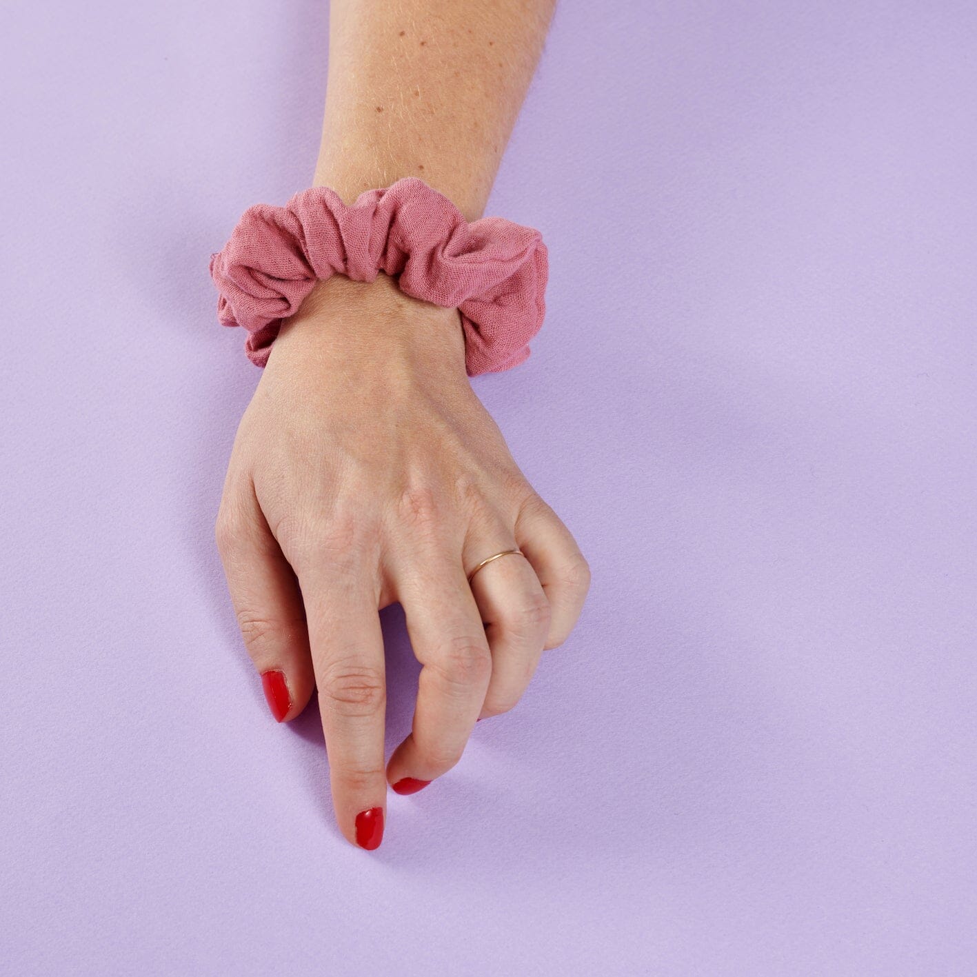 Scrunchie Maxi Scrunchies Matsch mit Sahne