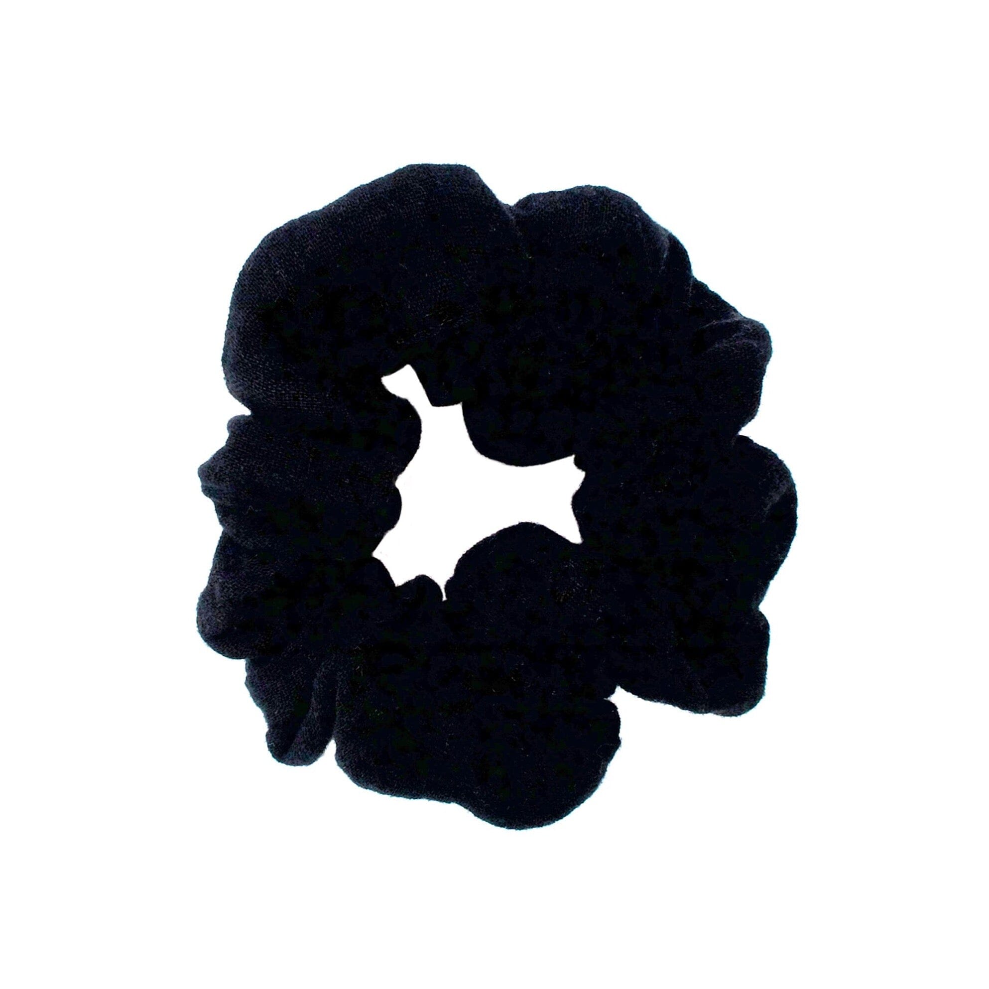 Scrunchie Maxi Scrunchies Matsch mit Sahne Rabenschwarz