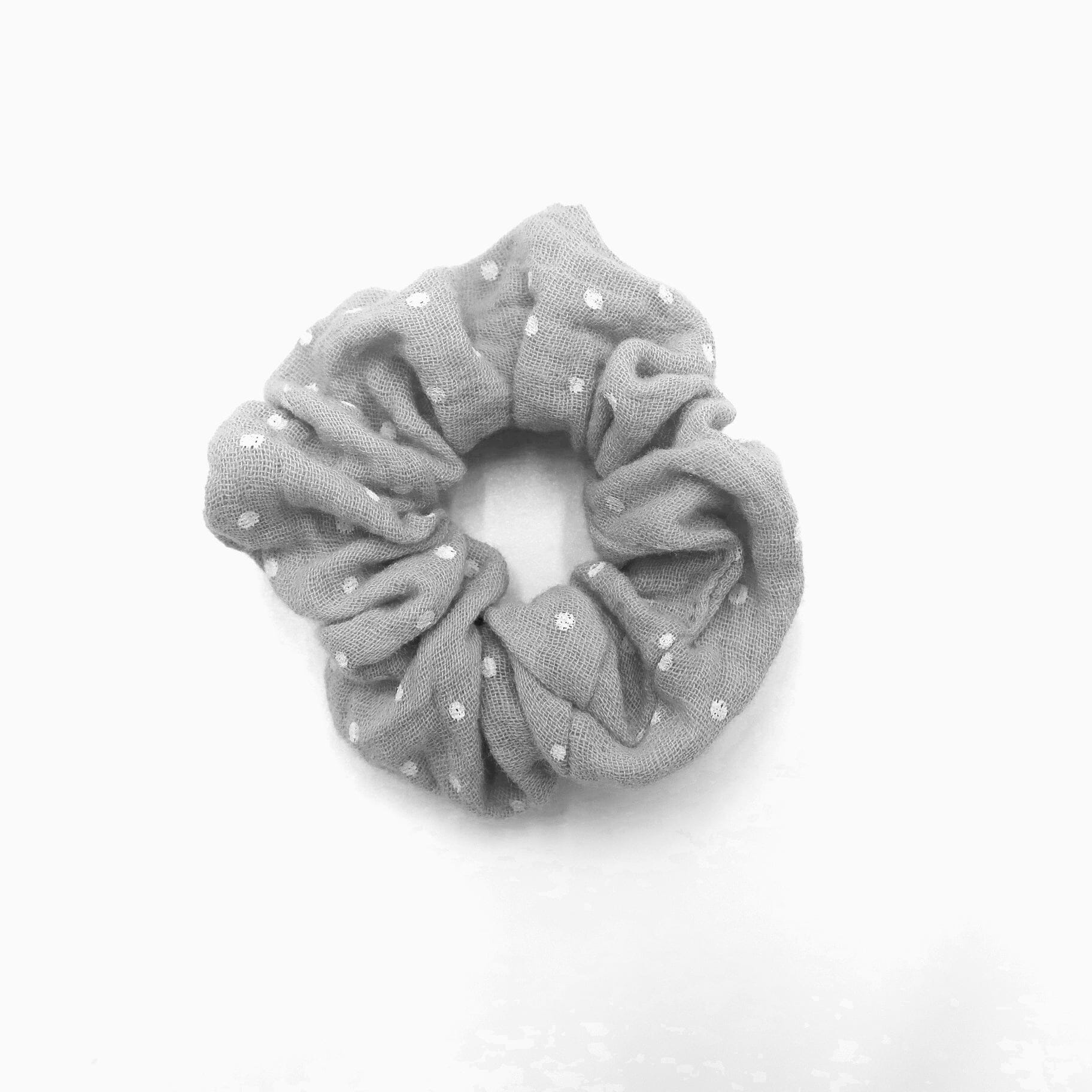 Scrunchie Mini (Sale) Scrunchies Matsch mit Sahne Kiesel getupft 