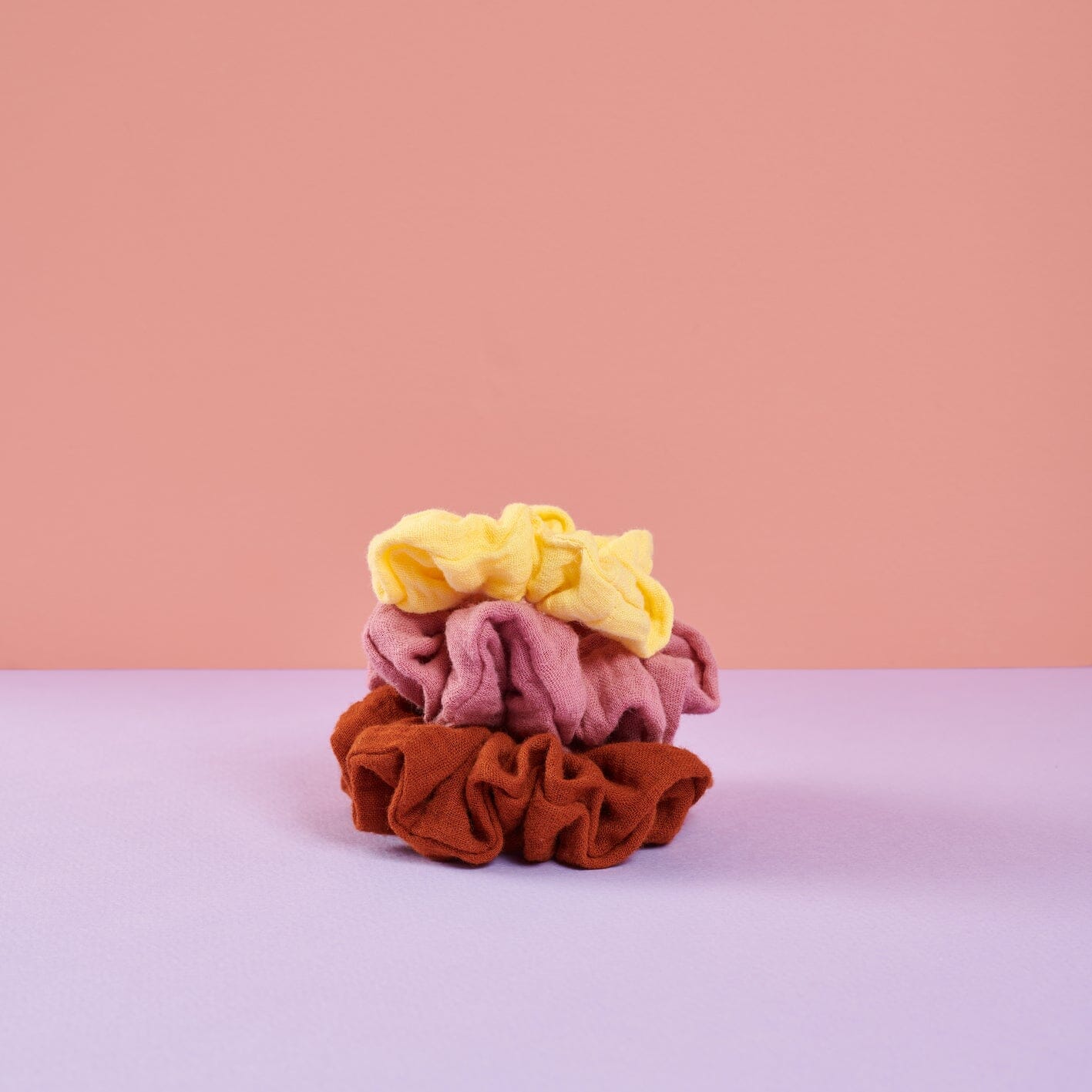 Scrunchie Mini Scrunchies Matsch mit Sahne 