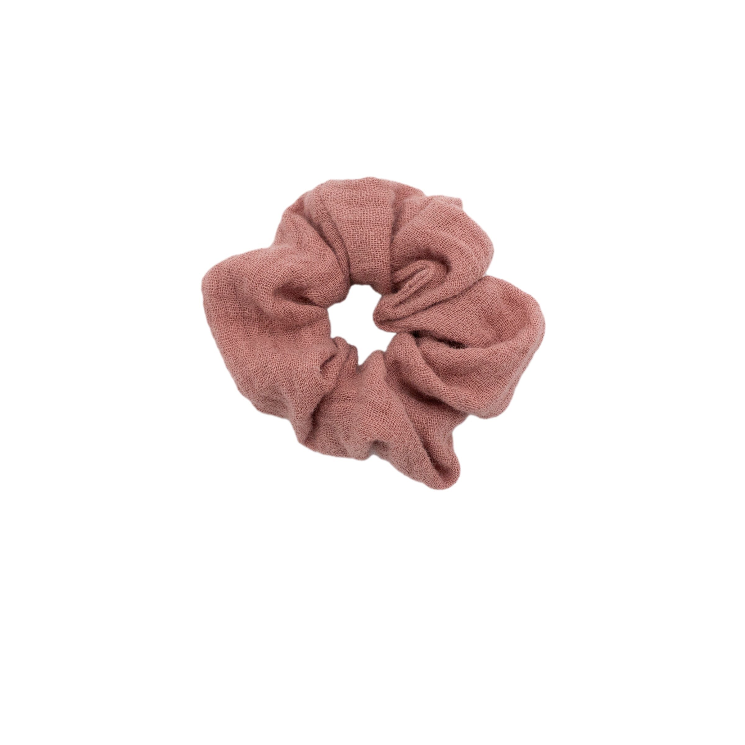 Scrunchie Mini Scrunchies Matsch mit Sahne Altrosa