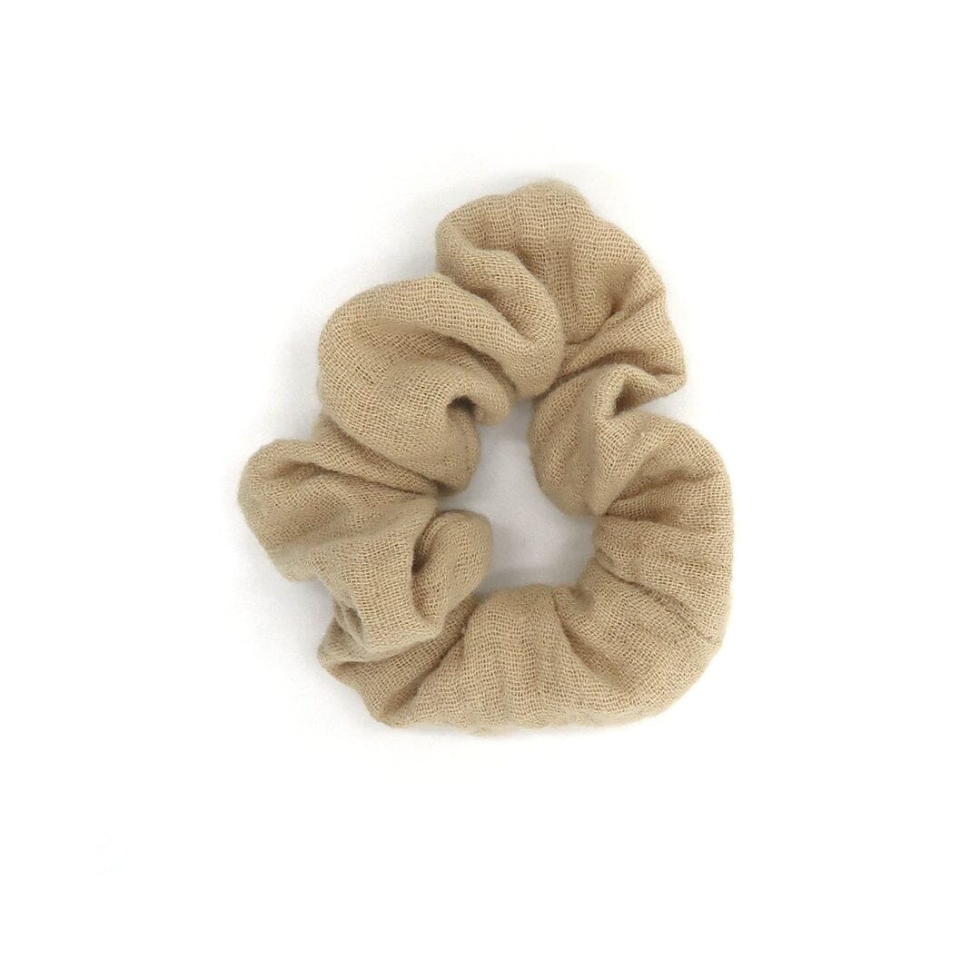Scrunchie Mini Scrunchies Matsch mit Sahne Heu