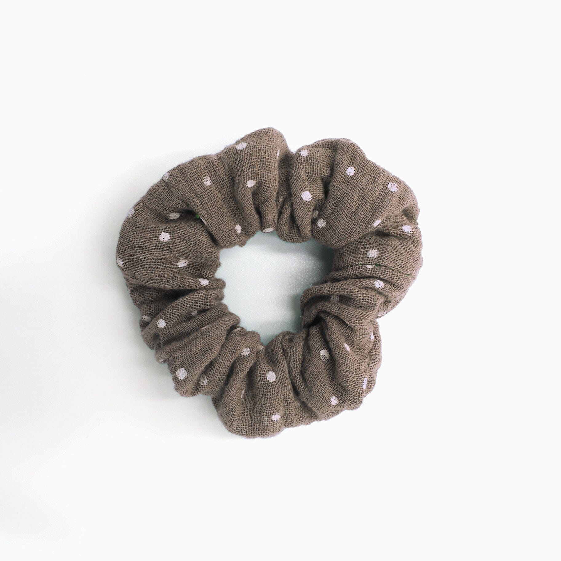 Scrunchie Mini Scrunchies Matsch mit Sahne Matsch getupft