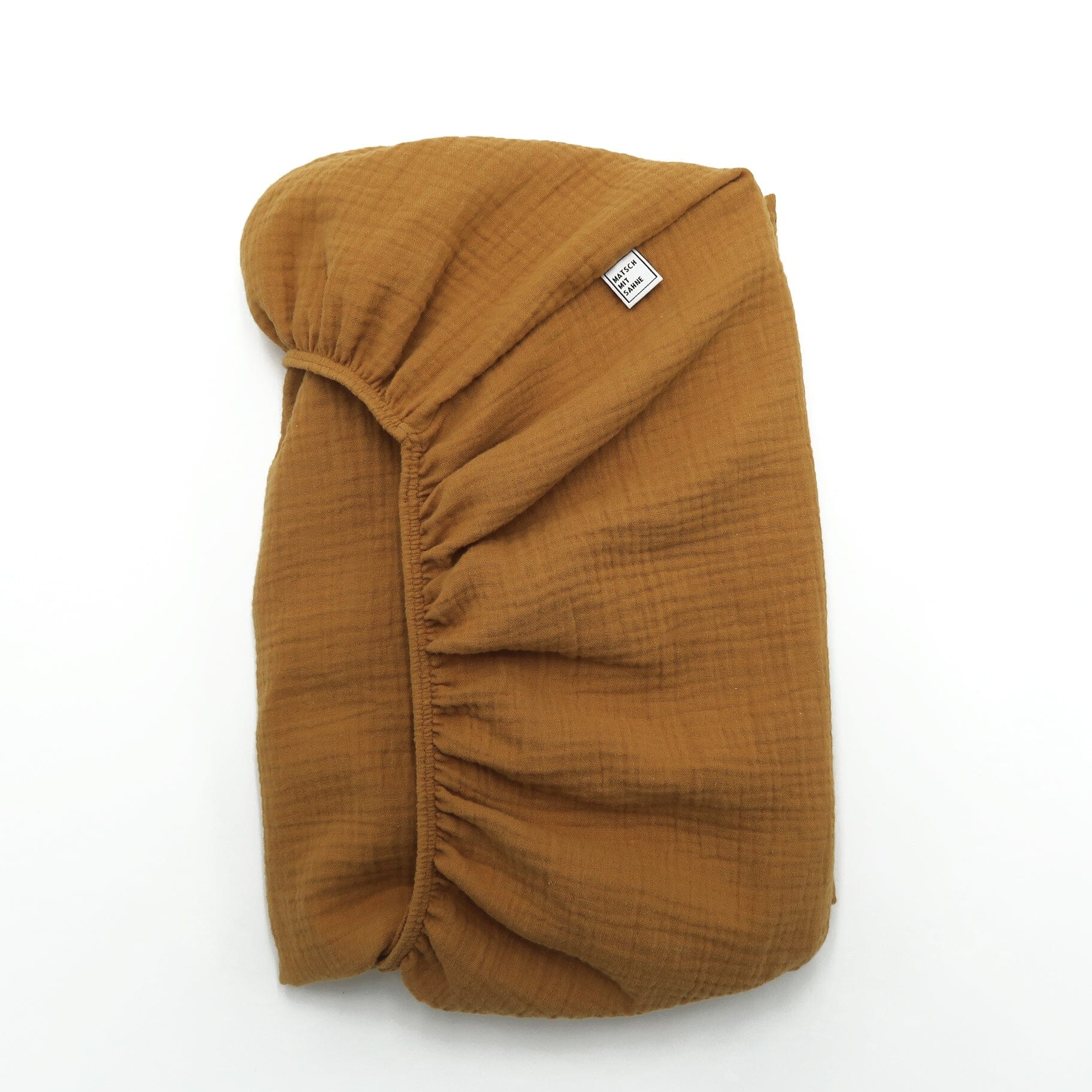 Spannbettlaken Midi (70 x 140 cm) Bettlaken Matsch mit Sahne Toffee