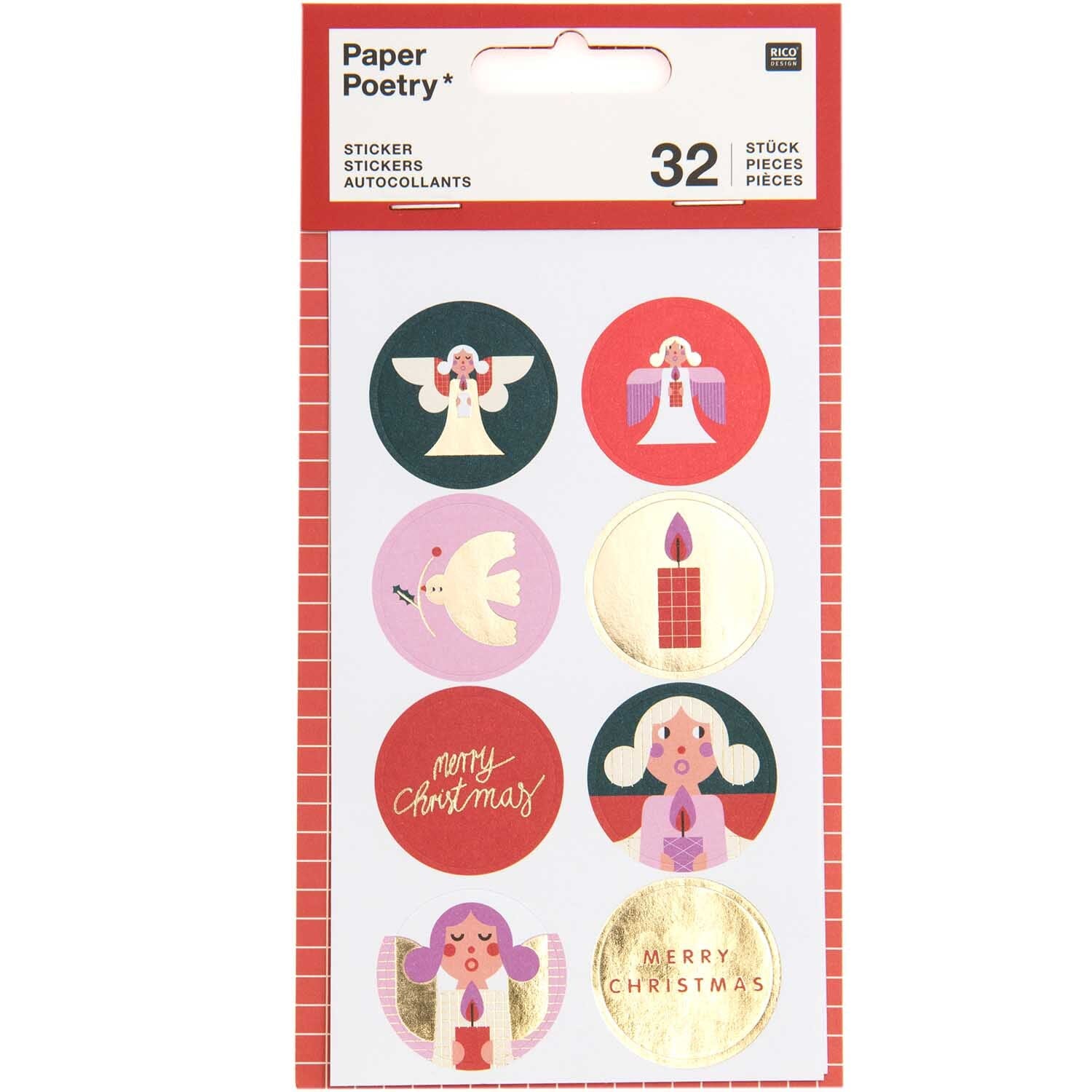 Sticker Set "Weihnachten" Sticker Rico Design